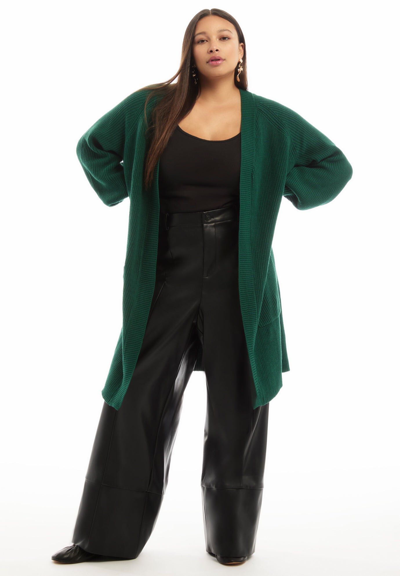 Open-Front Cardigan