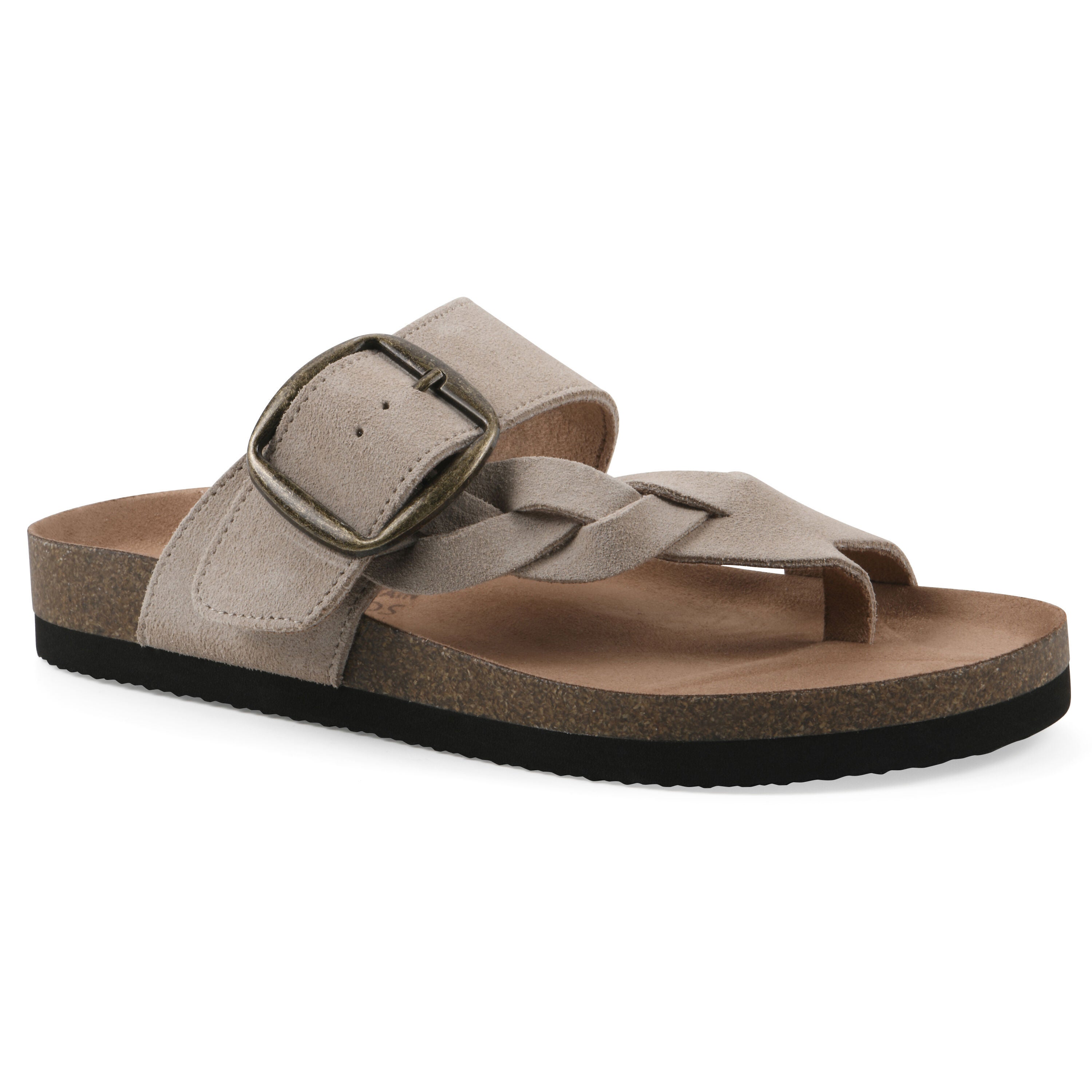 Harleta Footbeds Sandal, SANDAL WOOD SUEDE, hi-res image number 0