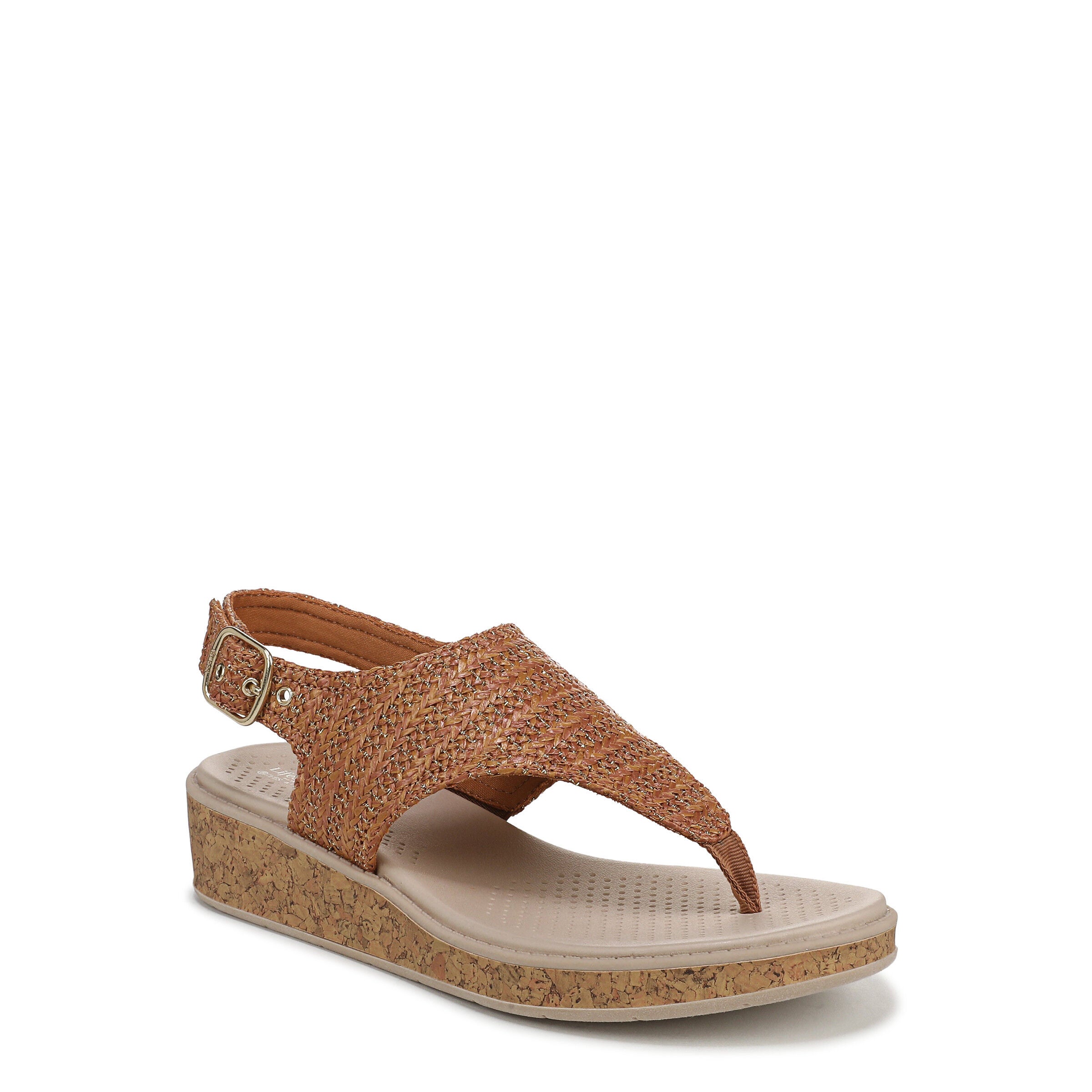 Beachy Slingback Sandal, BROWN, hi-res image number 0