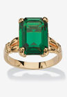 Yellow Gold Plated Simulated Birthstone Ring, MAY, hi-res image number null