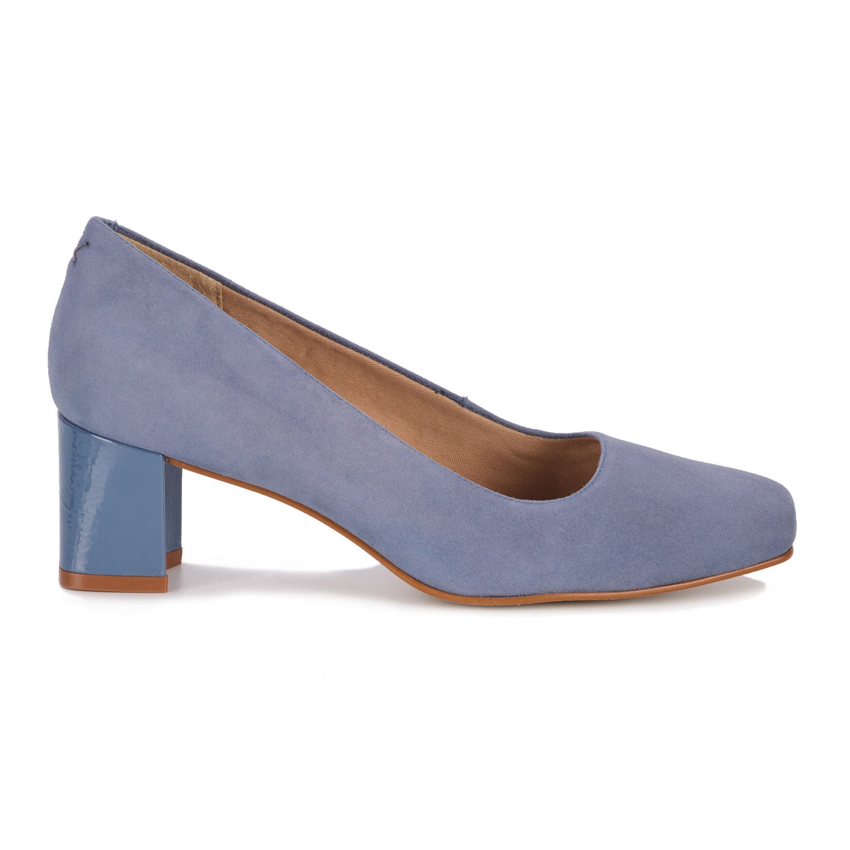 Meredith Pump, LIGHT BLUE SUEDE, alternate image number 2