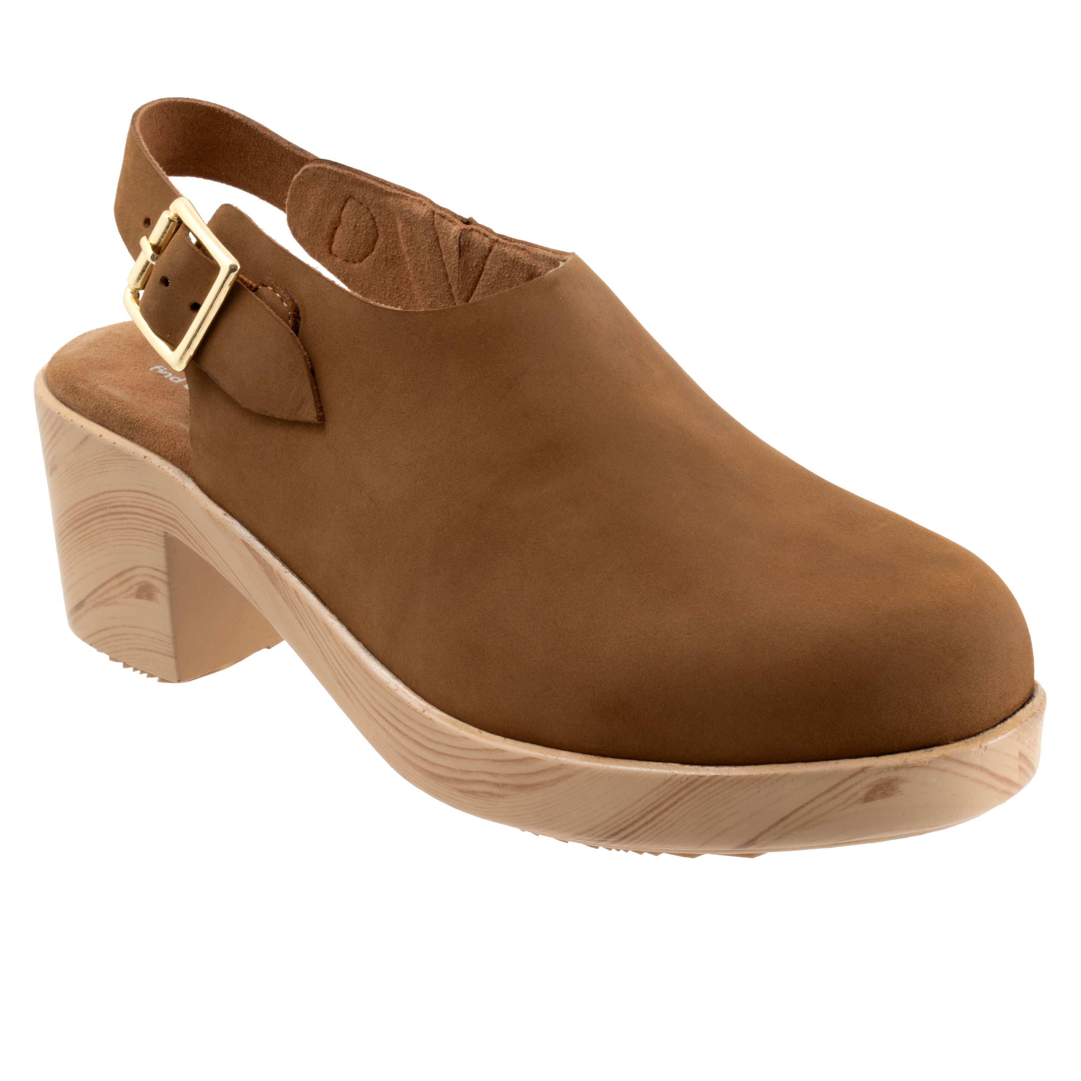 Fairbanks Clog, DARK TAN NUBUCK, hi-res image number 0