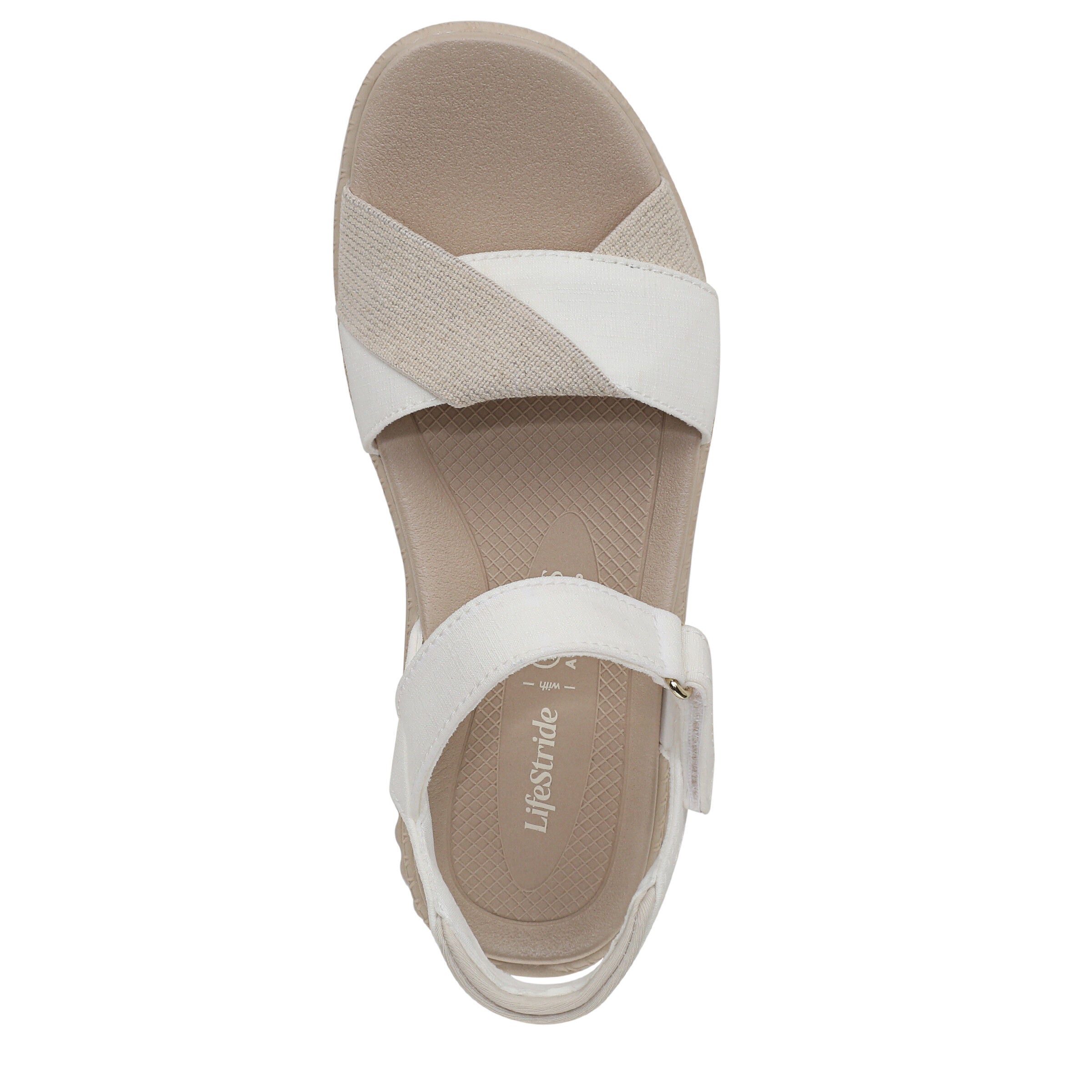 Lane Strappy Sandal, WHITE, alternate image number 6