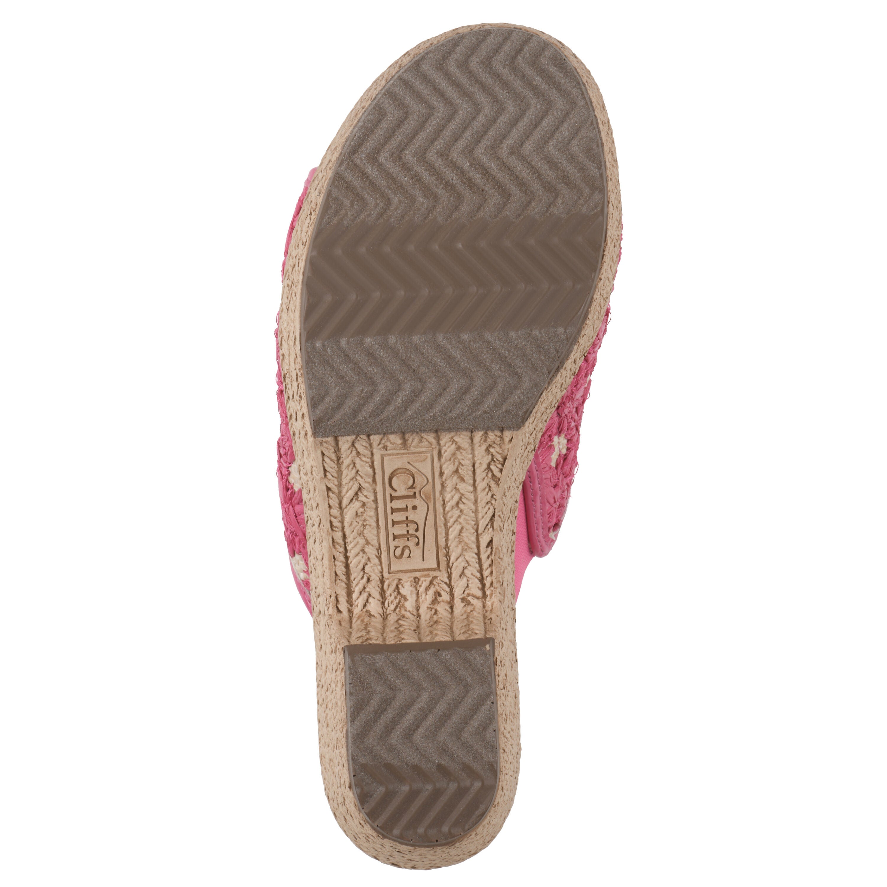 Bizzie Wedge Sandal, MAGENTA FABRIC, alternate image number 5