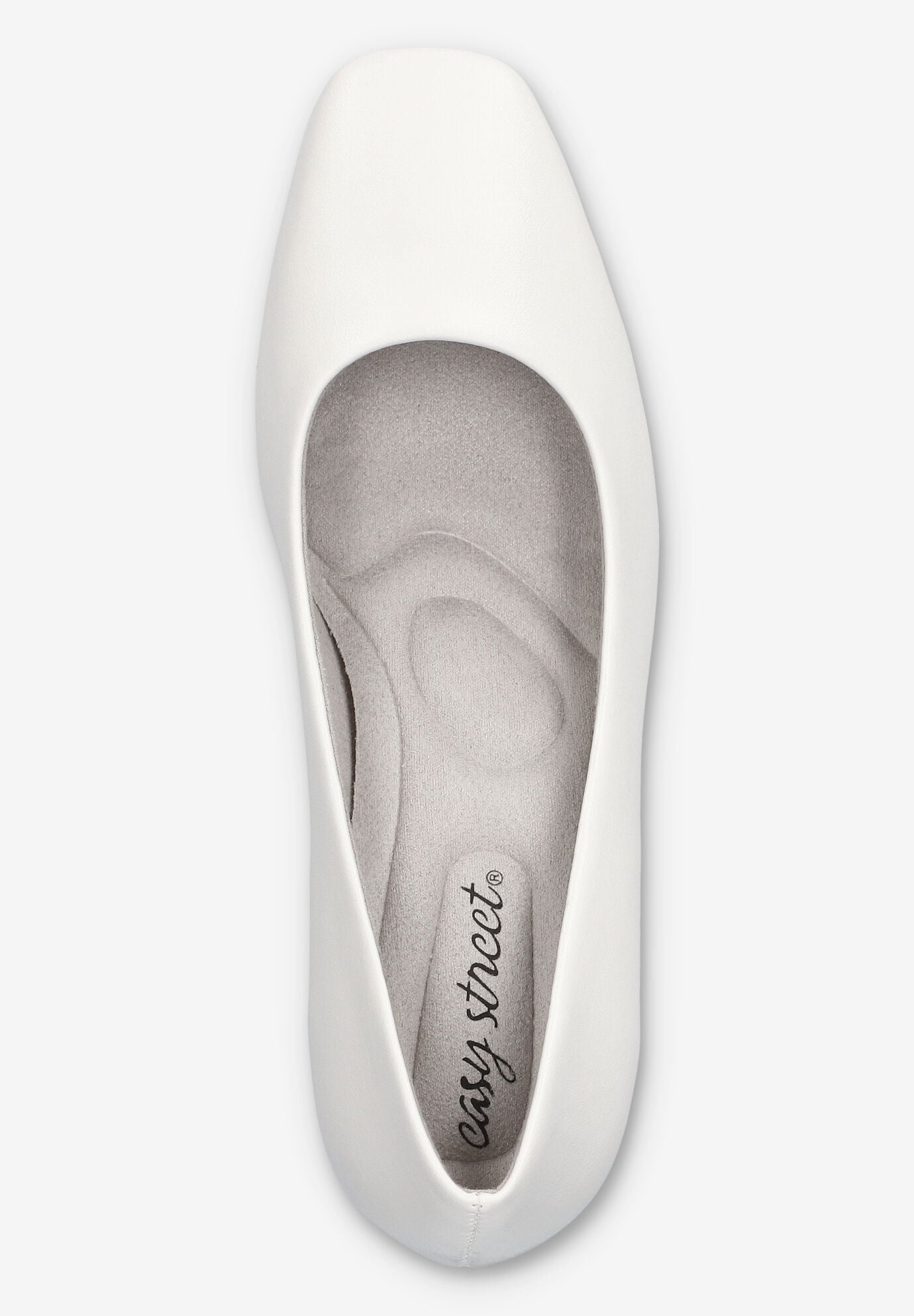 Poet Square Toe Pump, WHITE, alternate image number 6