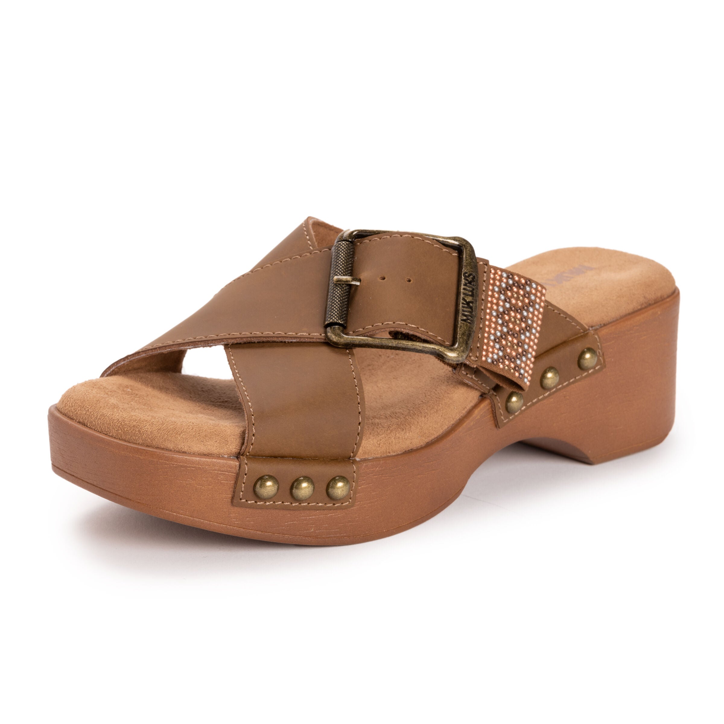 Charlotte Sandal, BROWN CRAZY HORSE, hi-res image number 0