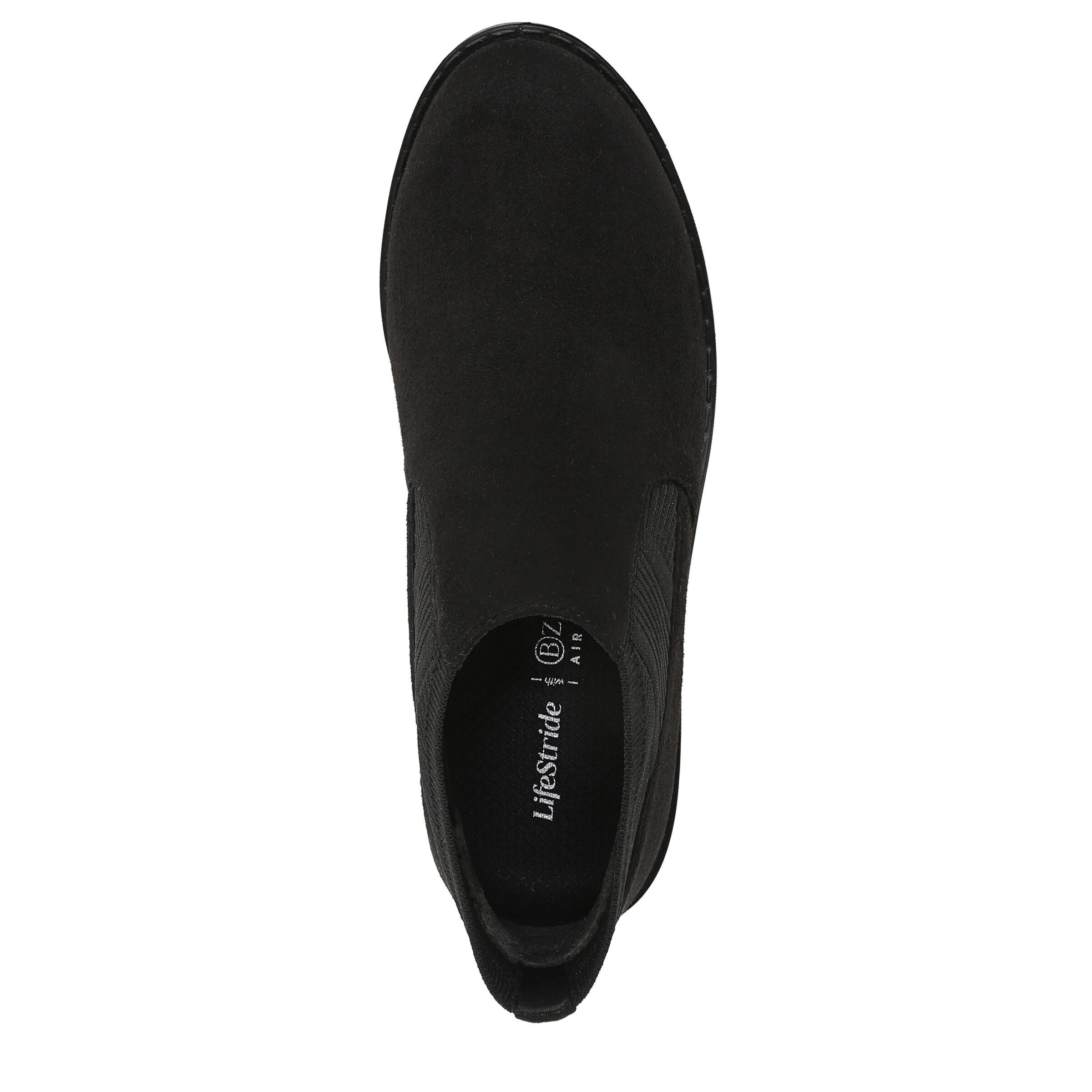 Outlook Knit Ankle Boot, BLACK FABRIC, alternate image number 6