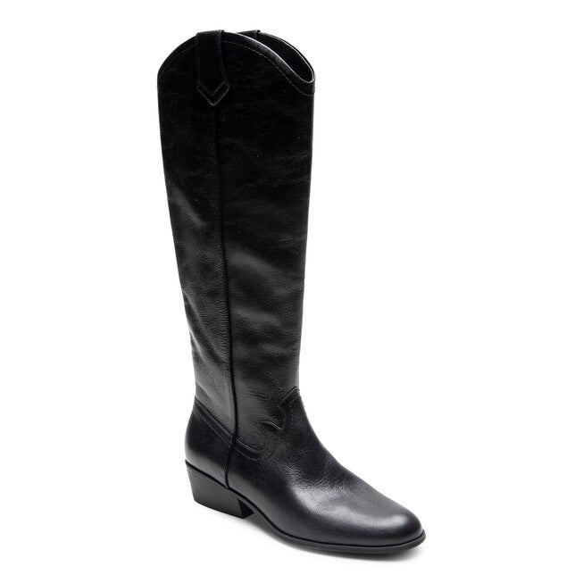 Cadence Tall Cowboy Boot, BLACK, hi-res image number null