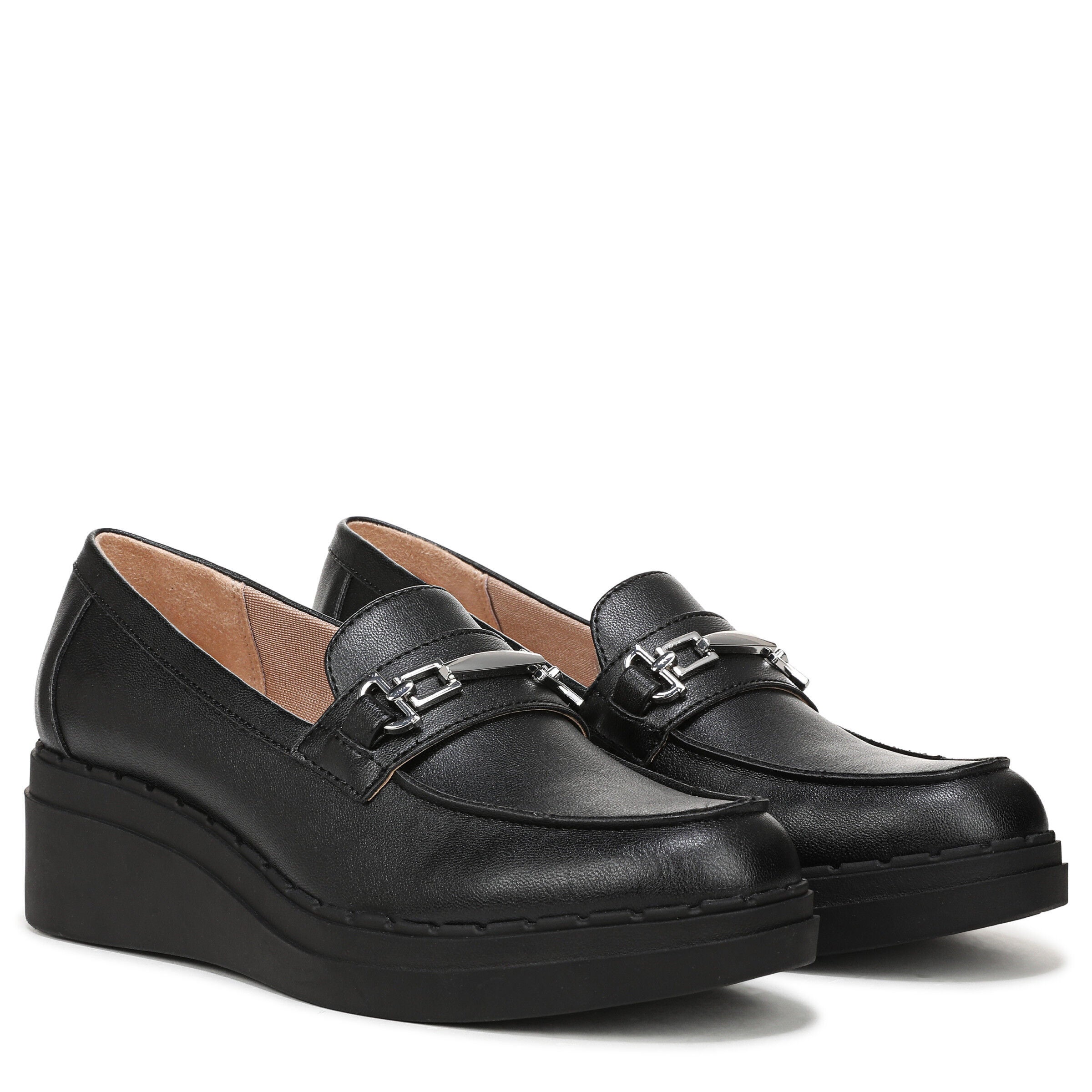 Dolce Wedge Loafer, BLACK, alternate image number 2