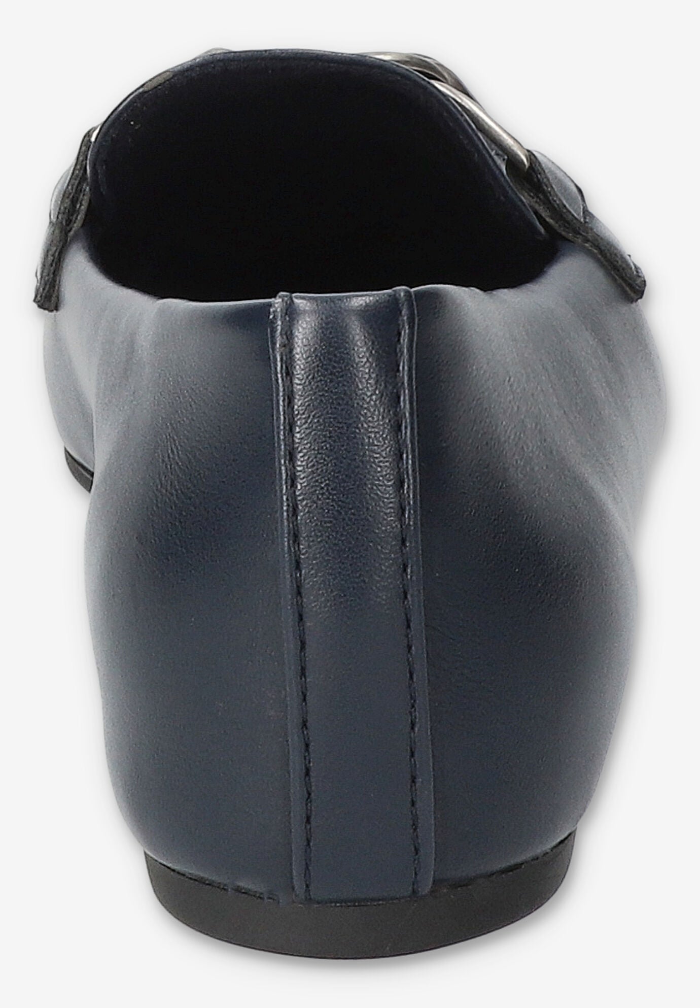 Femi Square Toe Flat, NAVY, on-hover image number 1