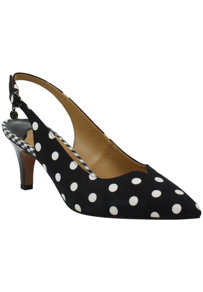 Envizyn Pumps , BLACK/WHITE POLKA DOT, hi-res image number 0