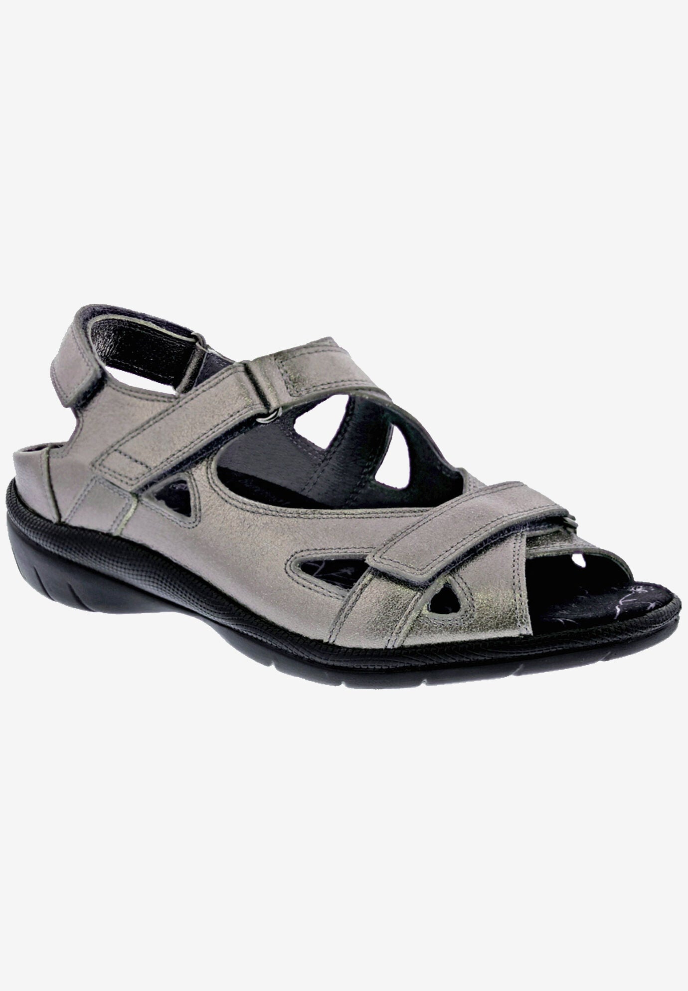 Drew Lagoon Sandals, PEWTER, hi-res image number 0