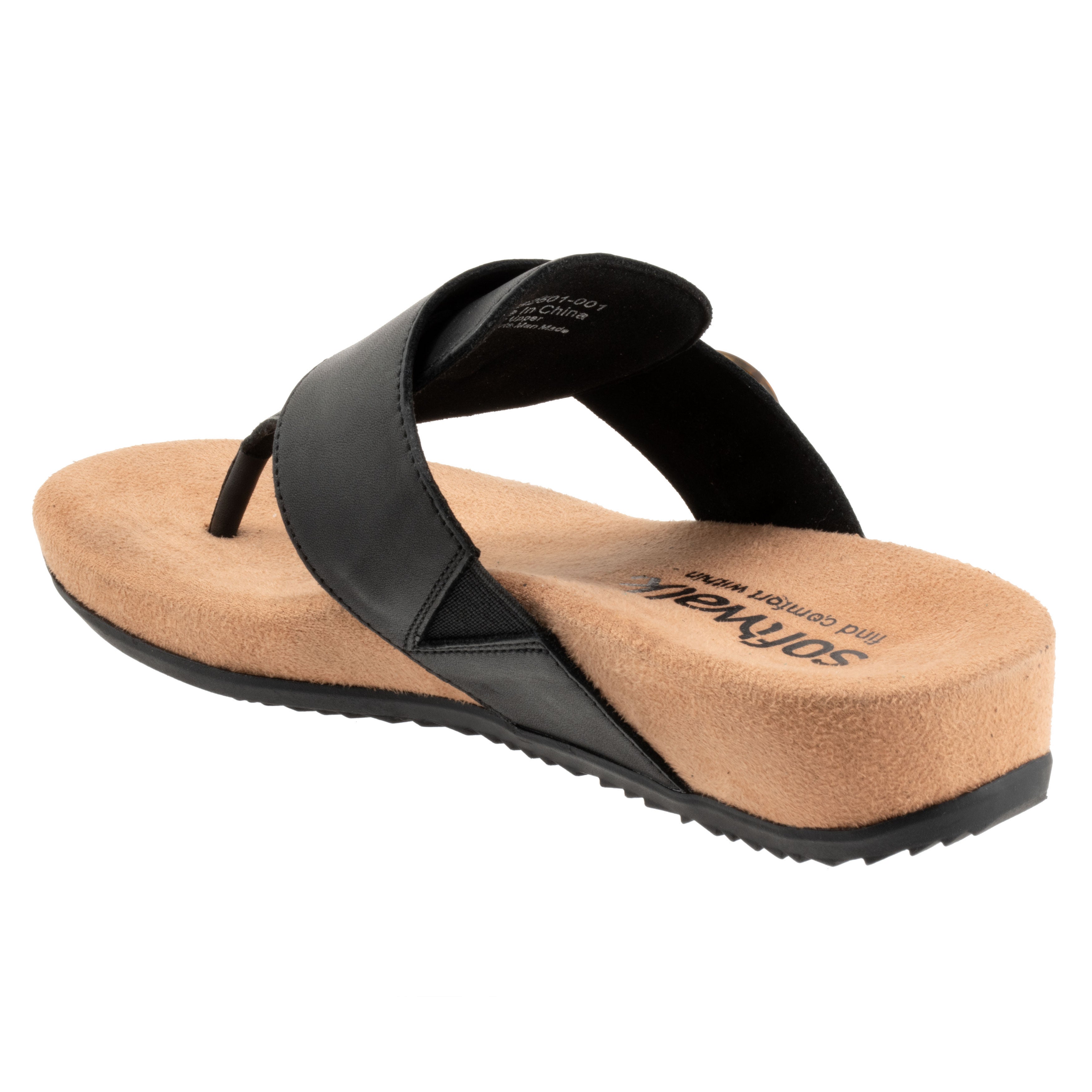 Belize Sandal, BLACK, on-hover image number 1