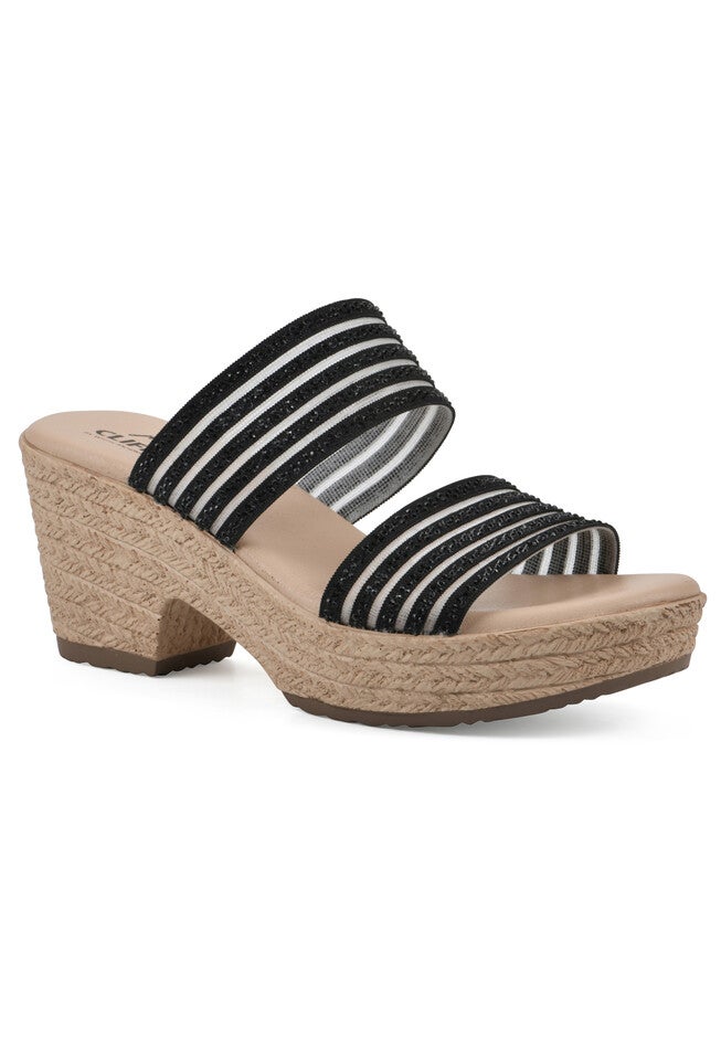 Bia Wedge, BLACK MESH, hi-res image number null