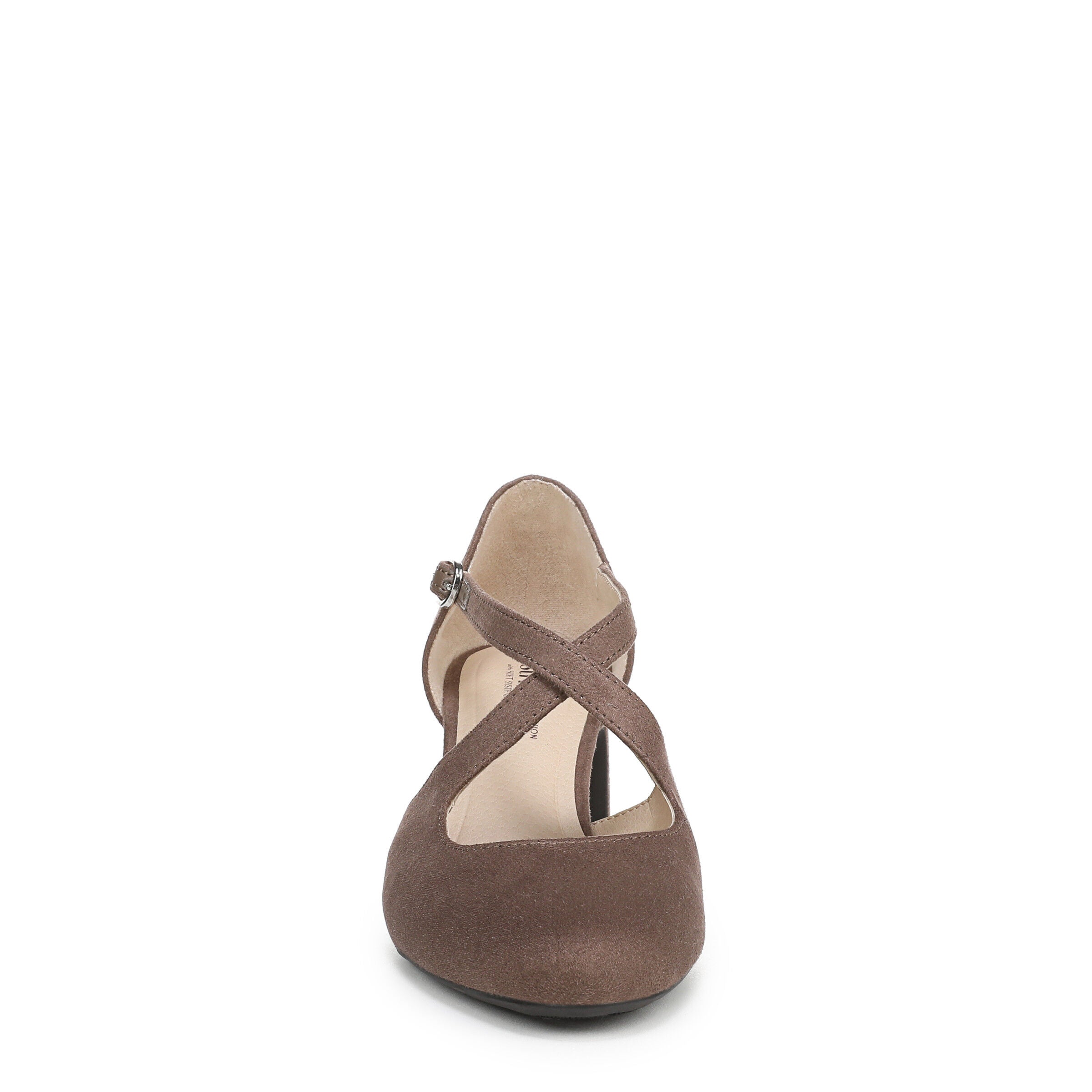 Tracy Strappy Pump, MOCHA MICROFIBER, alternate image number 4