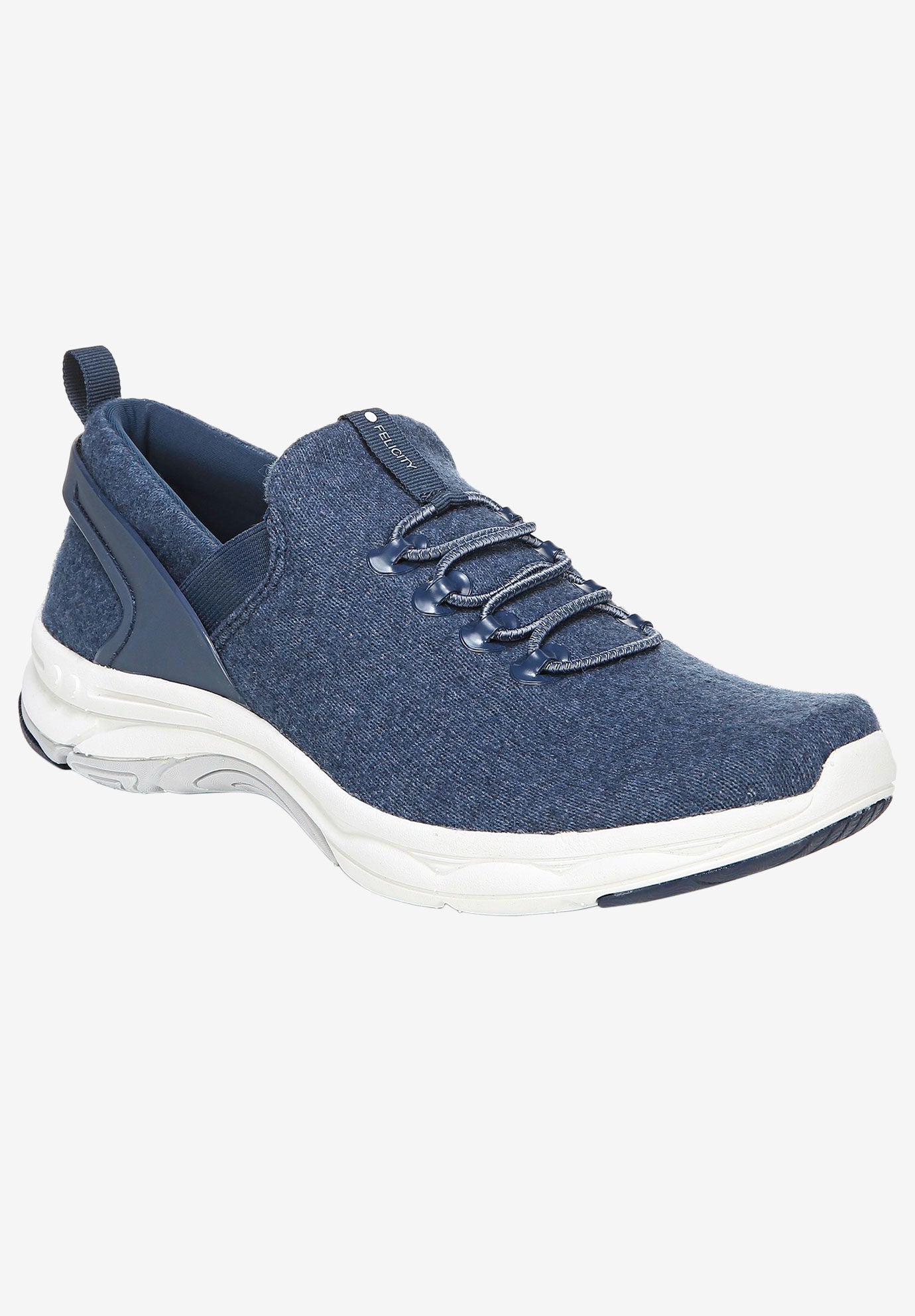Ladies Felicity Slip On Walking Shoes by Ryka Fresh Navy Jessica London