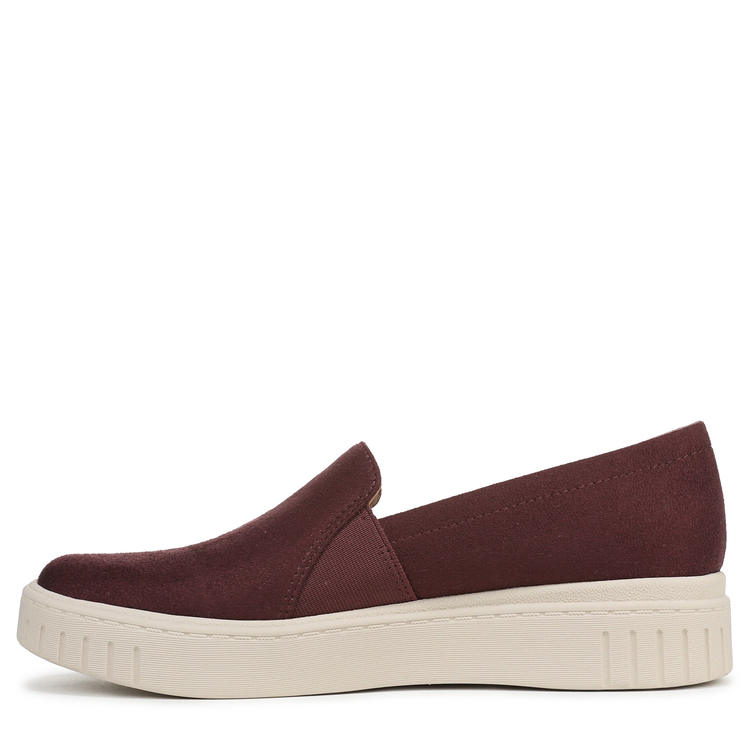 Grandeur Slip-On Flat, BERRY WINE SUEDE, alternate image number 5