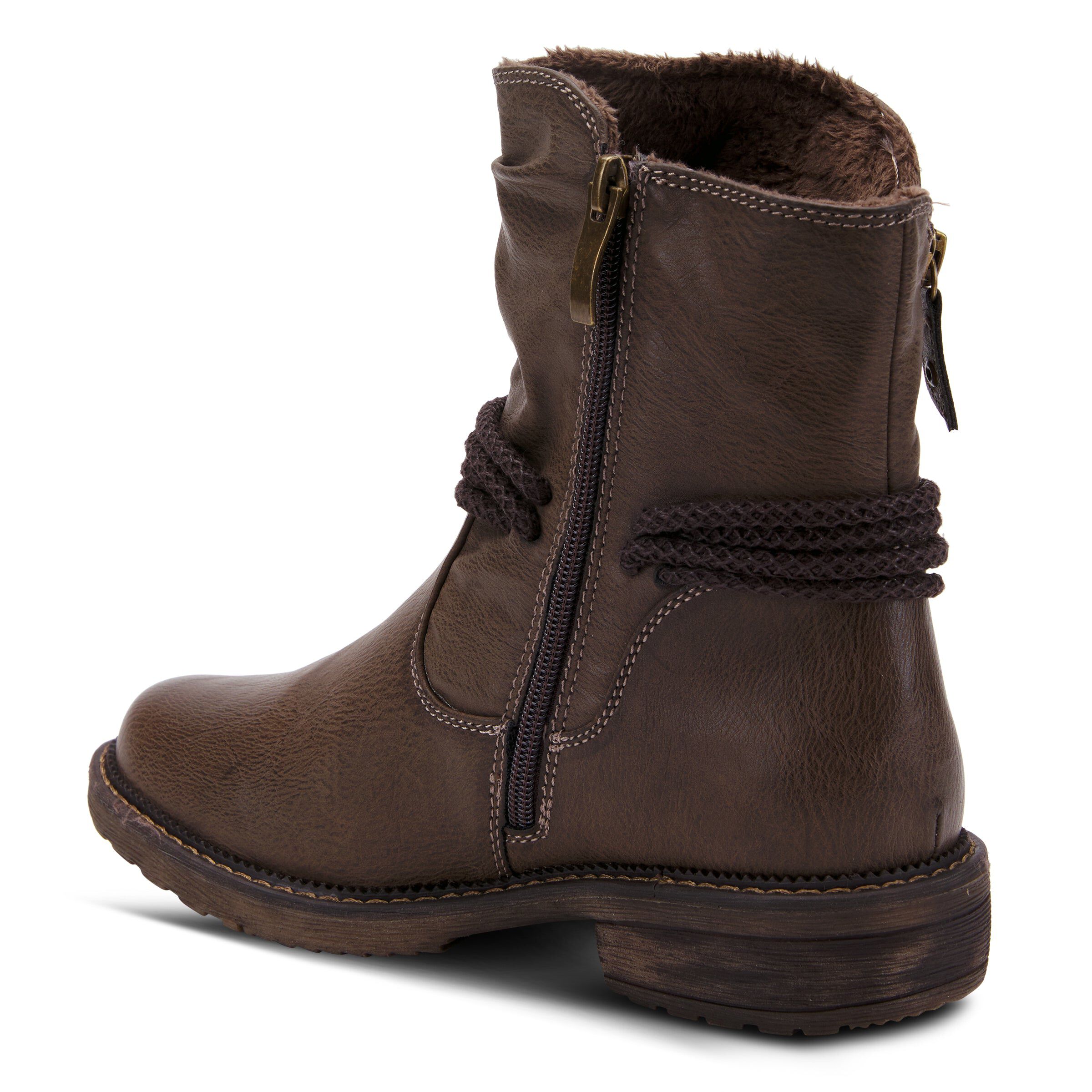 Kathie Mid Calf Boots, TAUPE, alternate image number 6