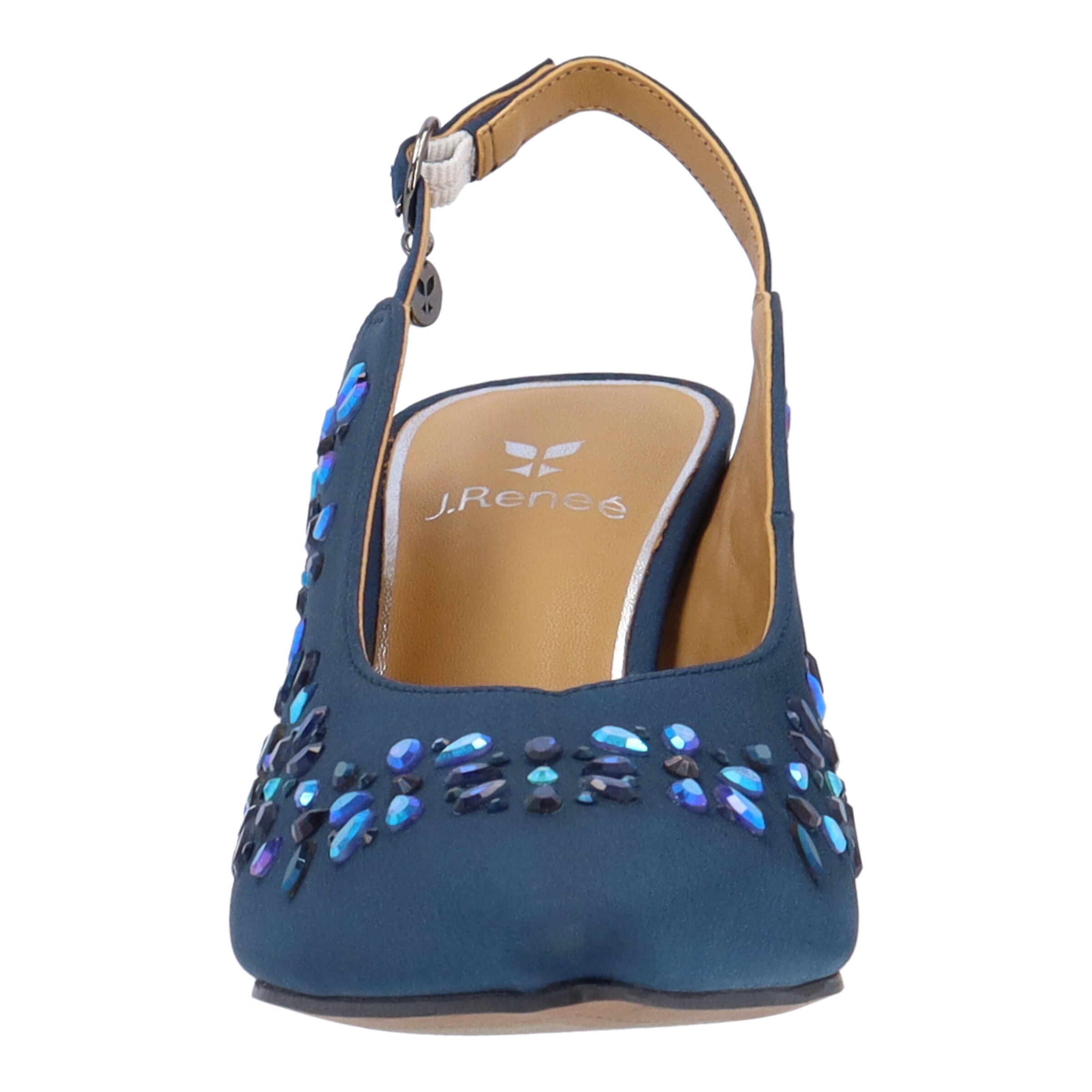 Solara Slingback Pump, NAVY, alternate image number 2