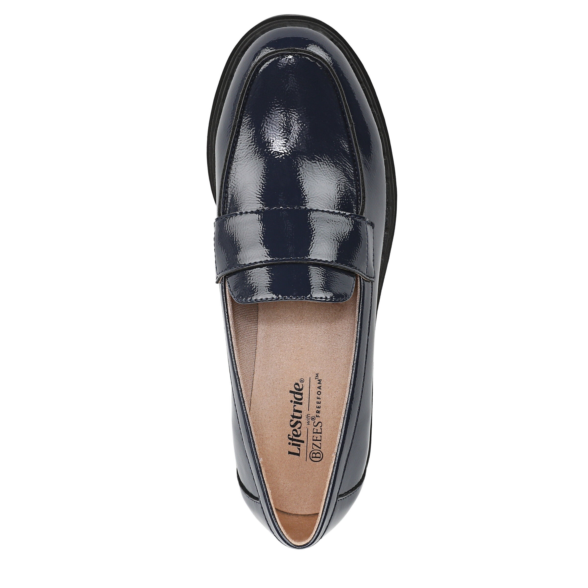 Dolce Wedge Loafer, LUX NAVY, alternate image number 6