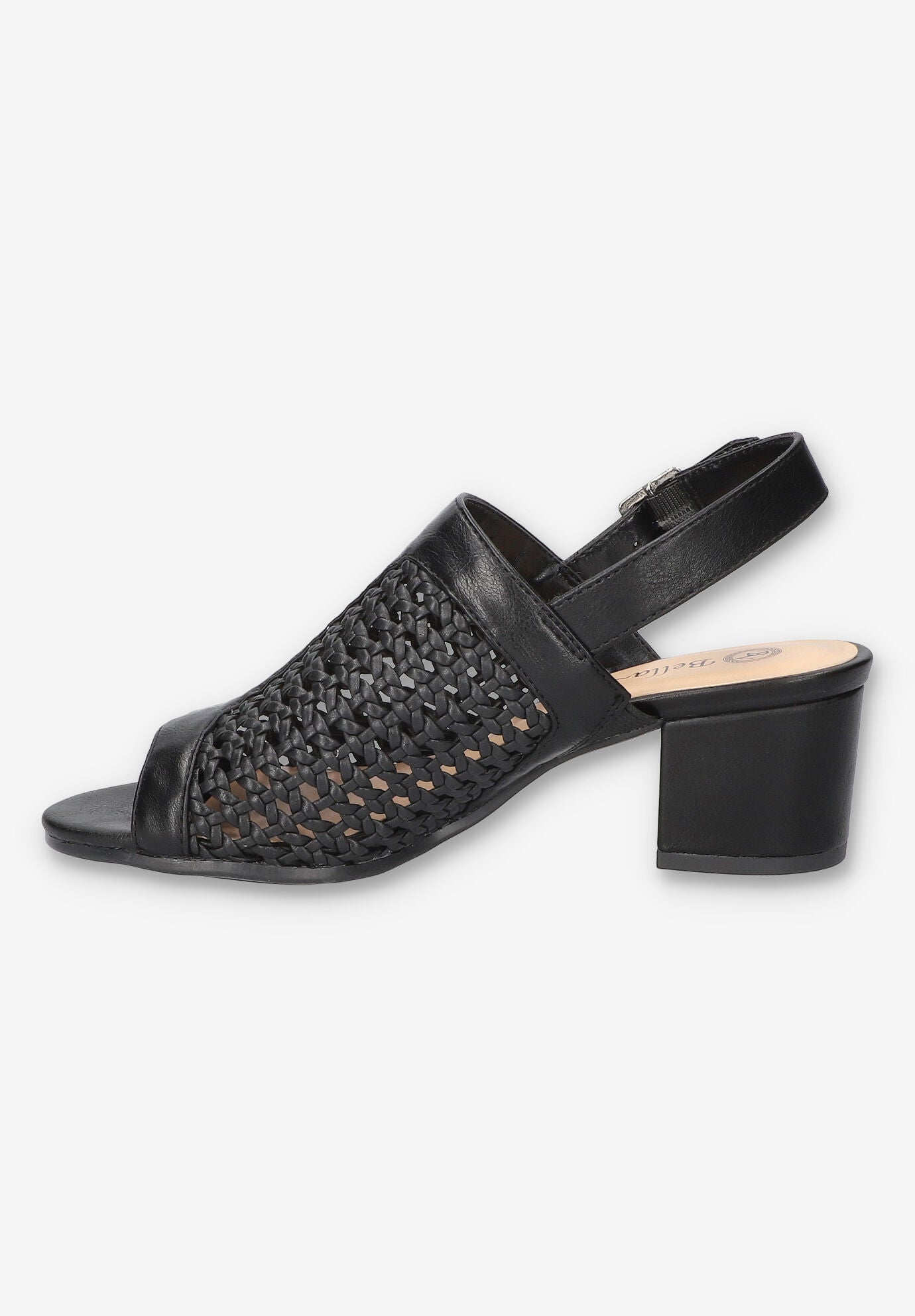 Adley Block Heel Sandals, BLACK, alternate image number 4