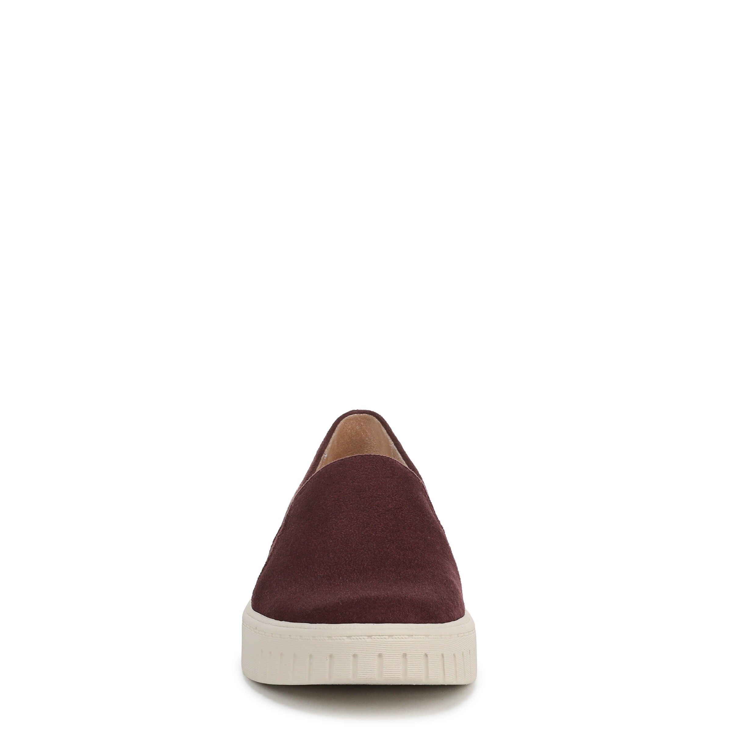 Grandeur Slip-On Flat, BERRY WINE SUEDE, alternate image number 4