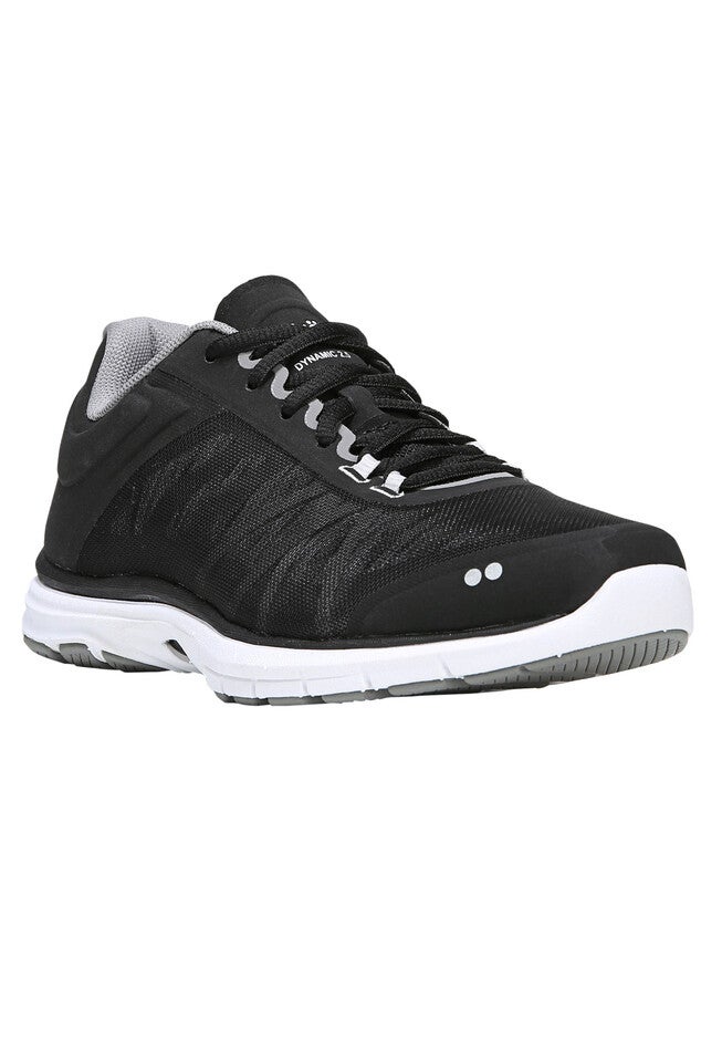 Dynamic 2.5 Sneakers by Ryka®, BLACK GREY SILVER, hi-res image number 0