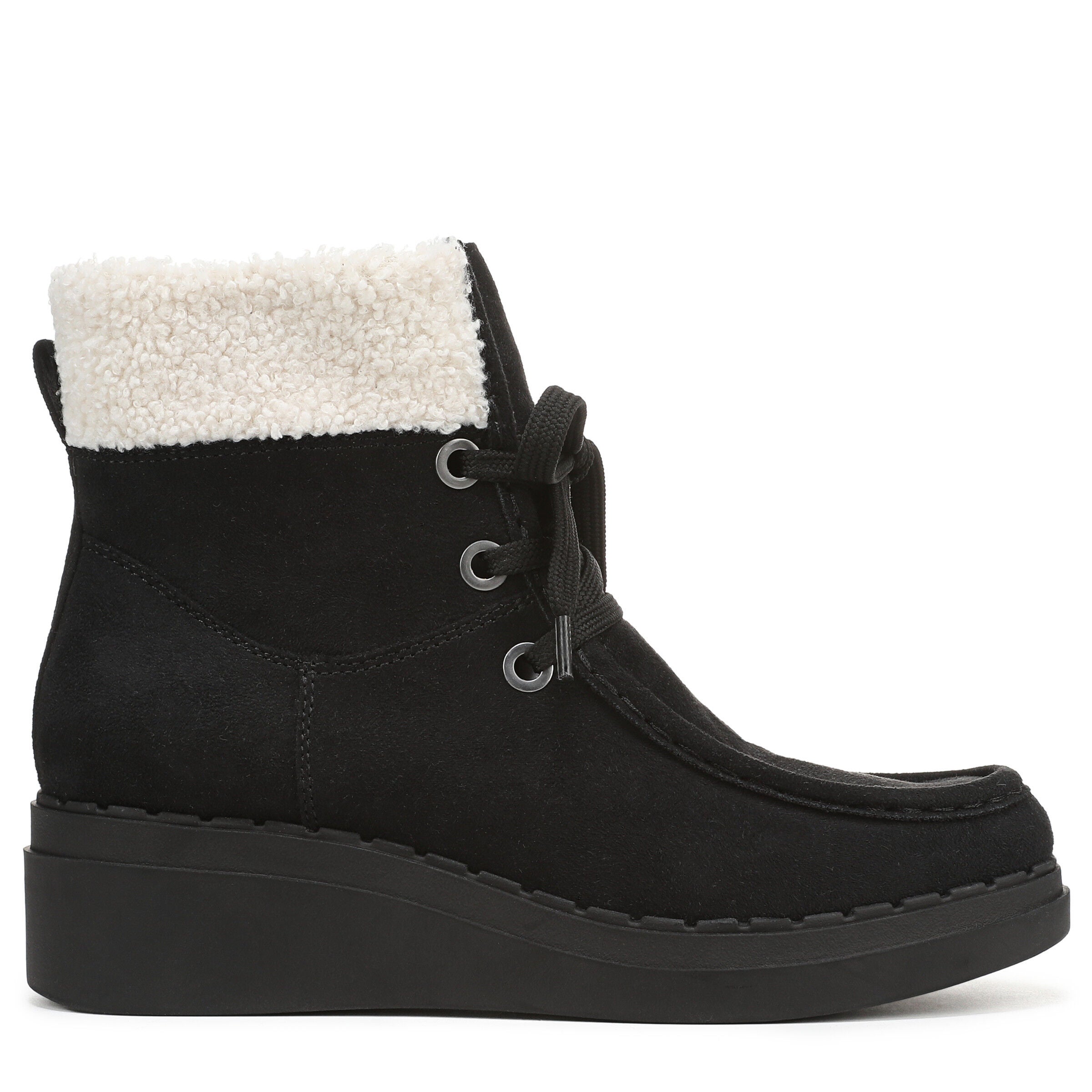 Devon Wedge Ankle Boot, BLACK, alternate image number 3