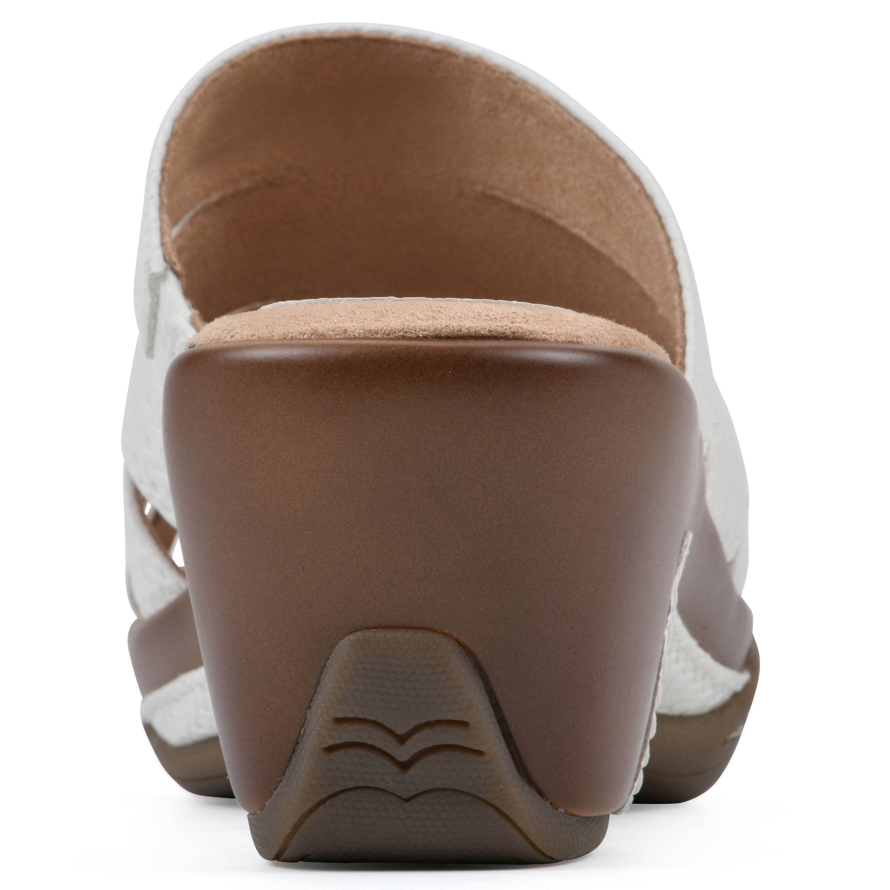 Valora Slip-On Clog Sandal, WHITE WOVEN, on-hover image number 1