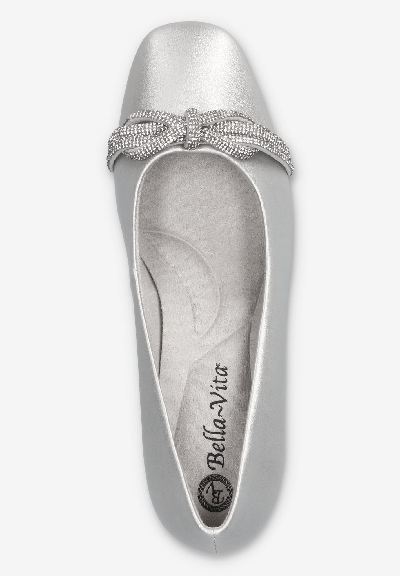 Marigold Square Toe Pump, SILVER, alternate image number 6