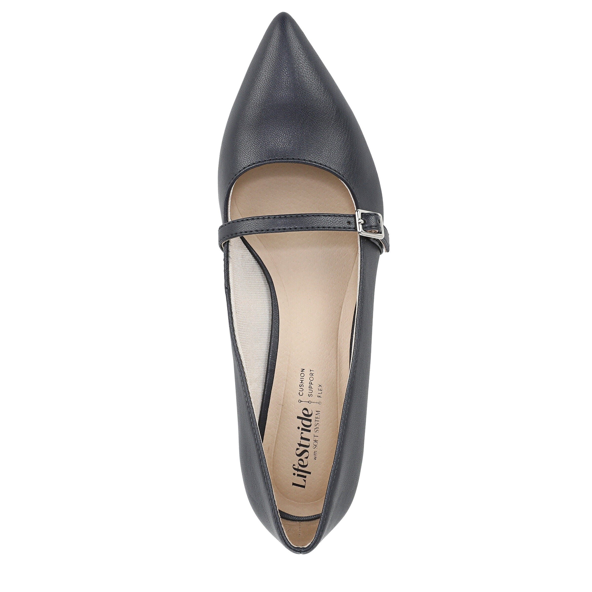 Madelyn Mary Jane Pump, LUX NAVY LEATHER, alternate image number 6
