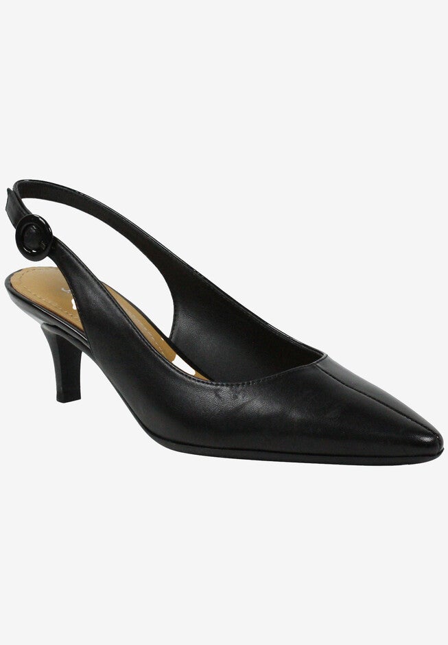 Aphena Slingback, BLACK SUEDE, hi-res image number null
