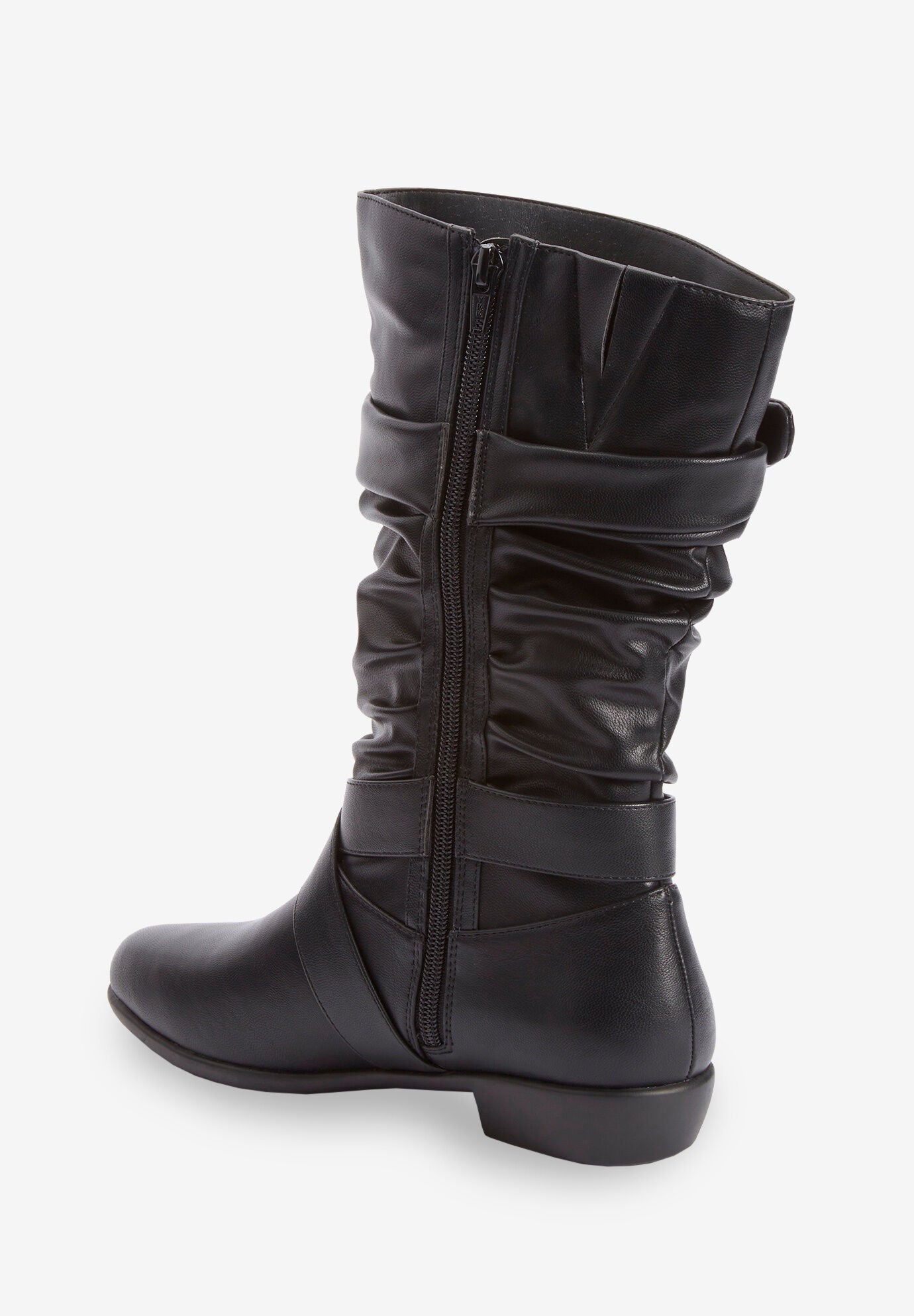 Ladies The Heather Wide Calf Boot Black Jessica London