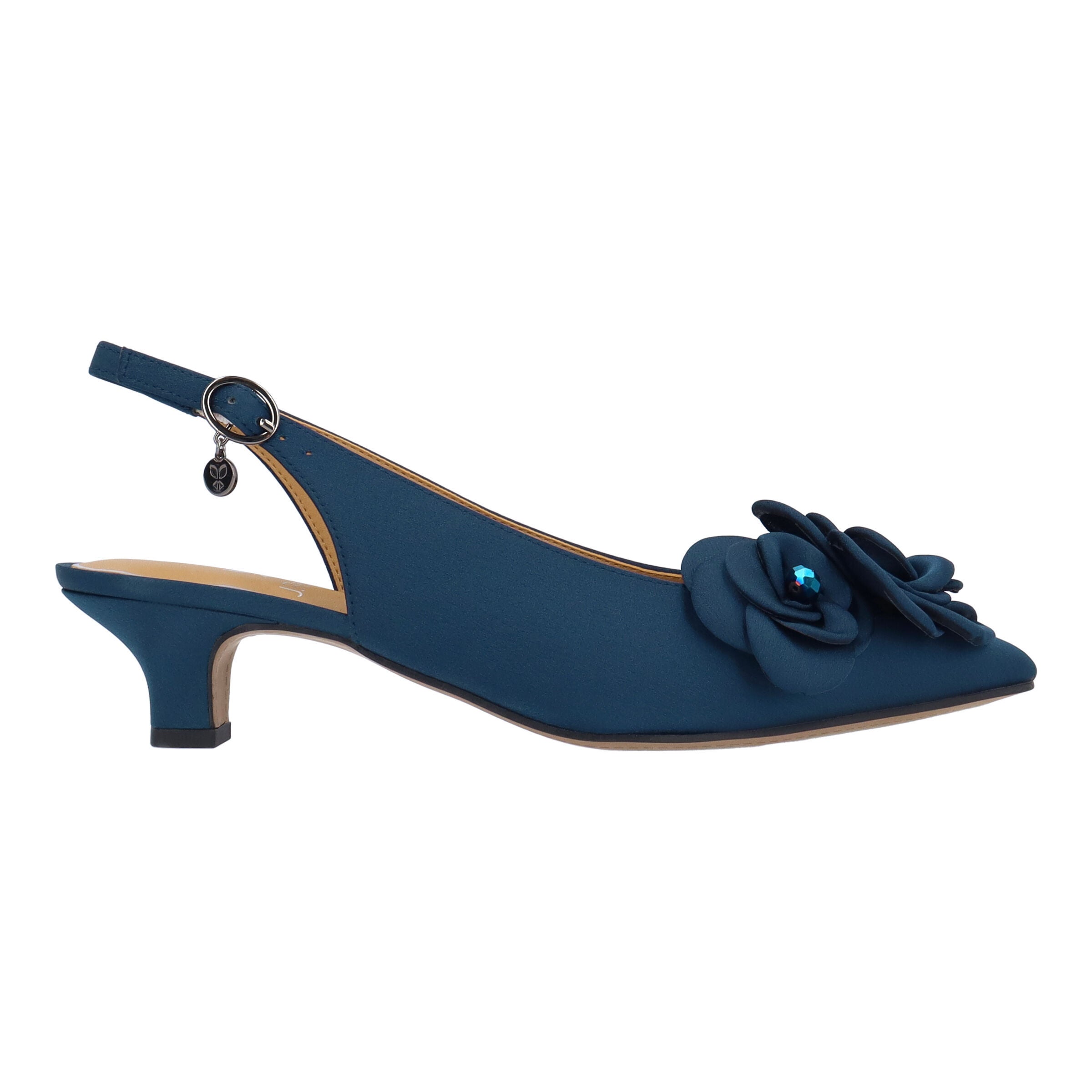 Jozey Slingback Pump, NAVY, alternate image number 3