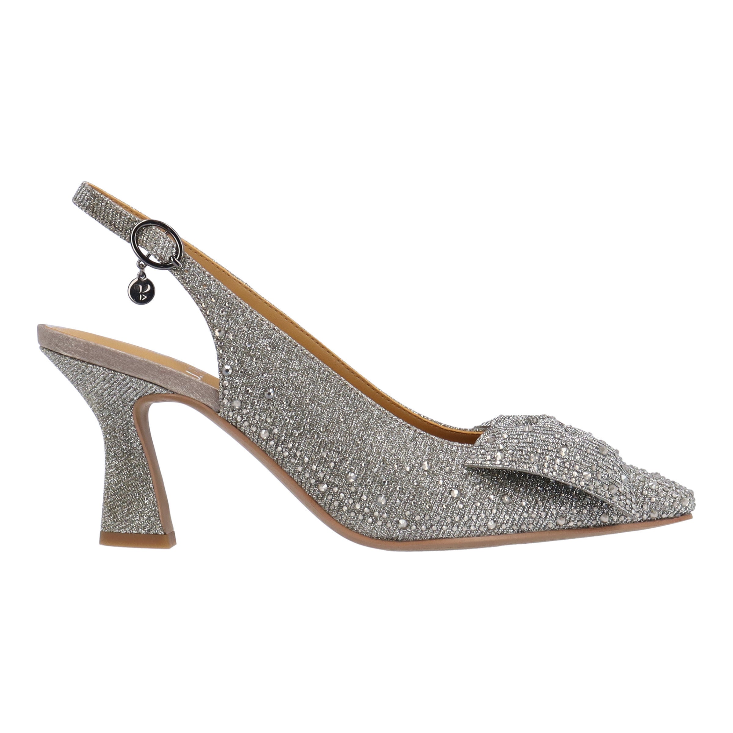 Harlan Slingback Pump, PEWTER, alternate image number 3