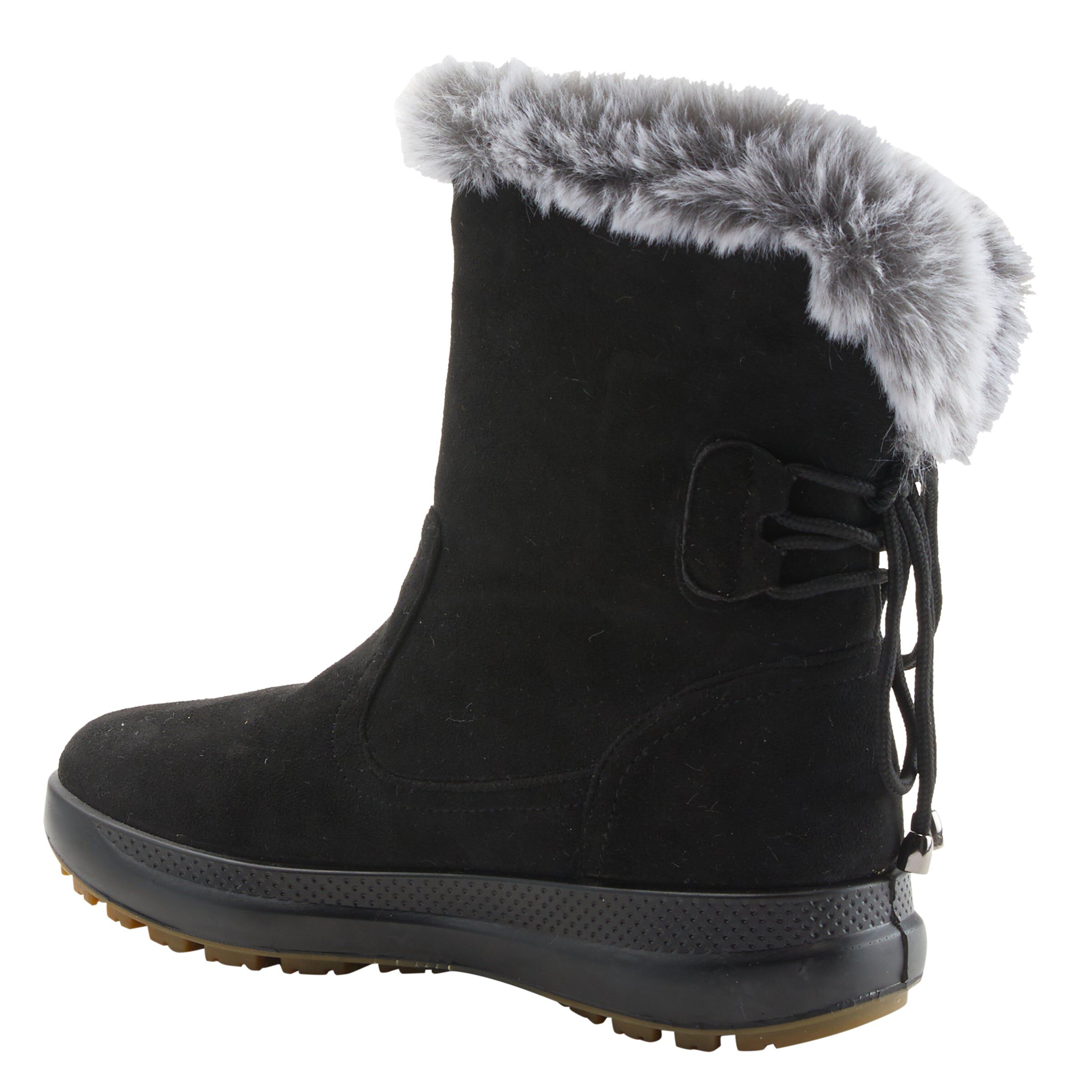 Snowbird Mid Calf Boot, BLACK, alternate image number 7