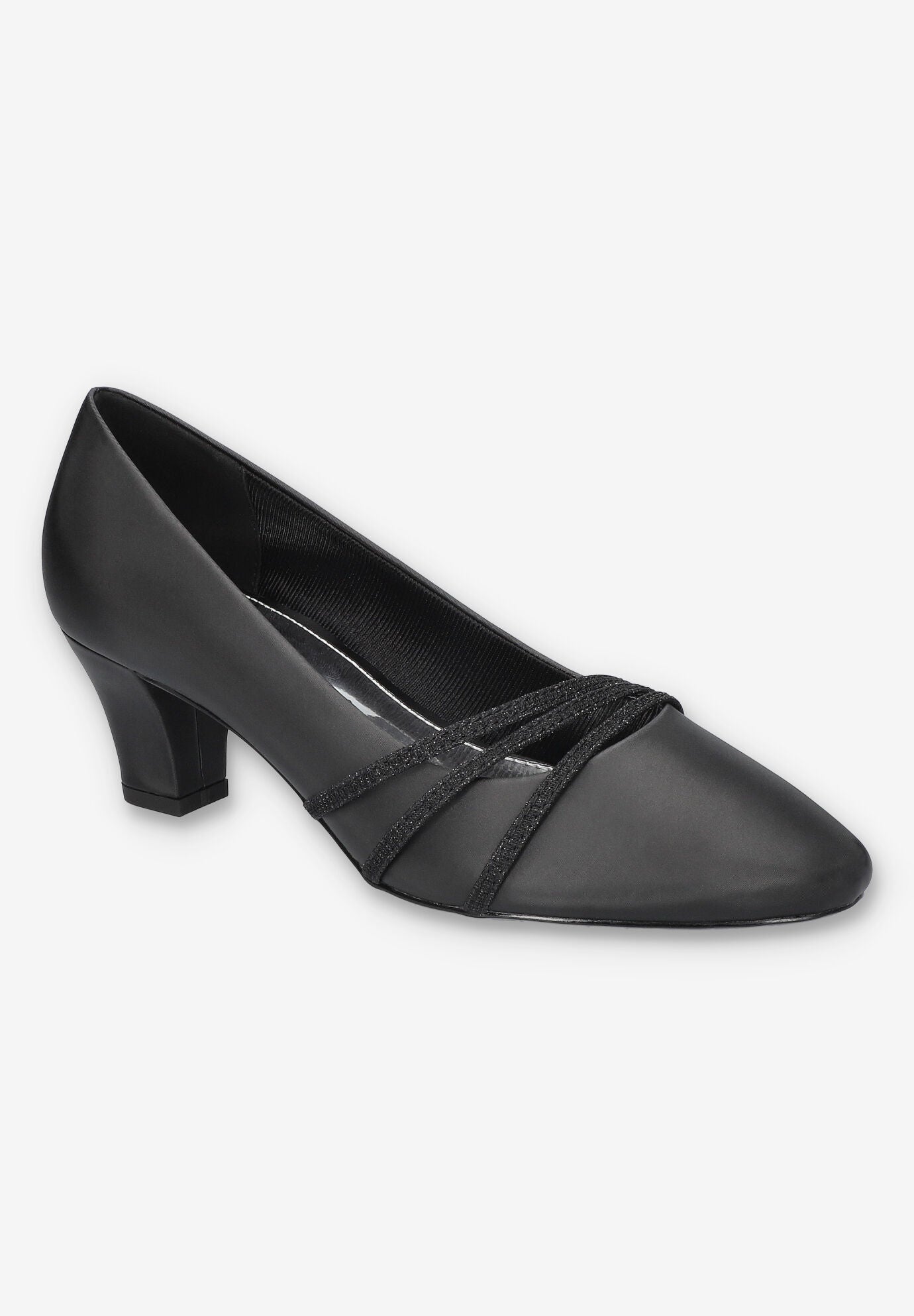 Cristiny Pump, BLACK SATIN, hi-res image number 0