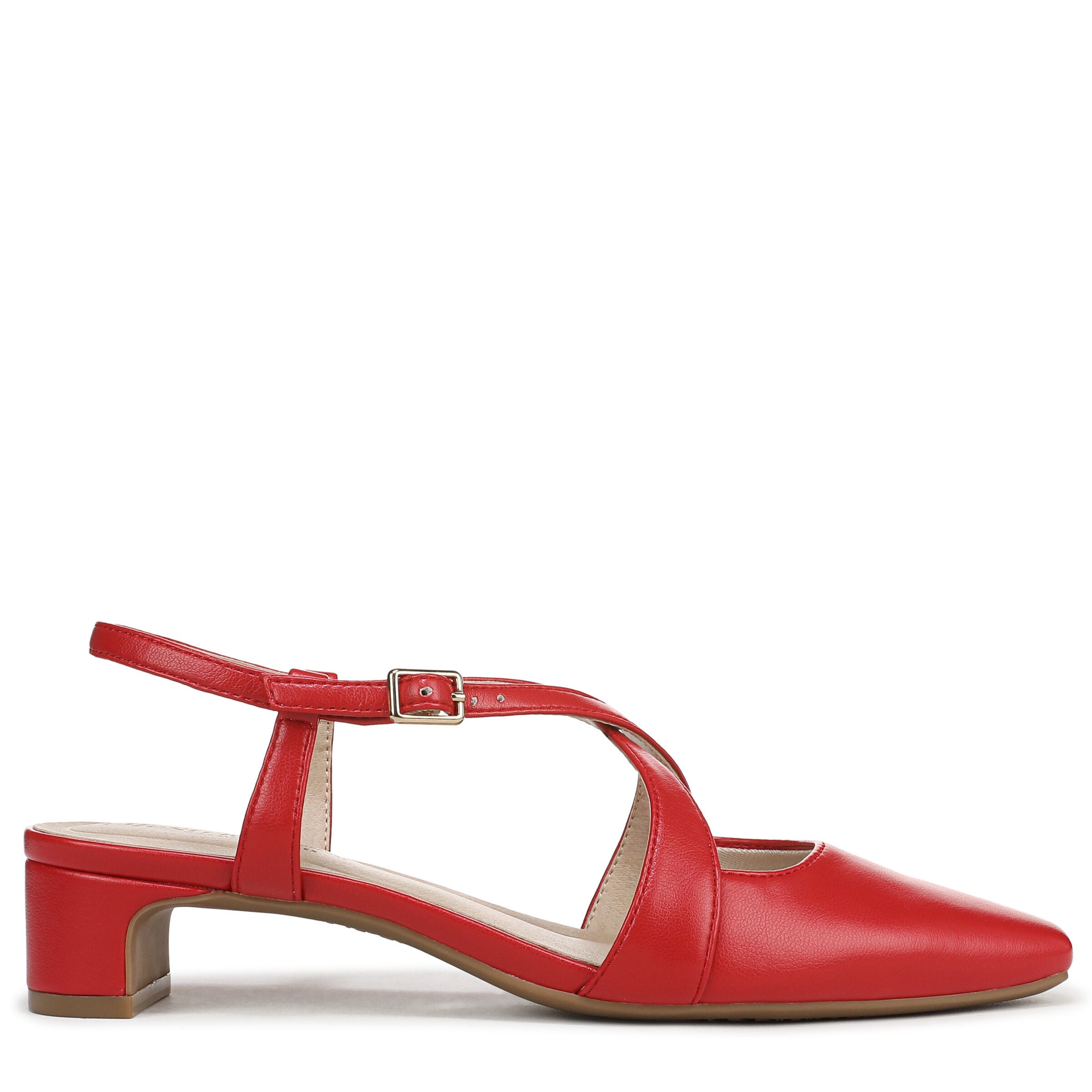 Lavina Slingback Pump, RED, alternate image number 3