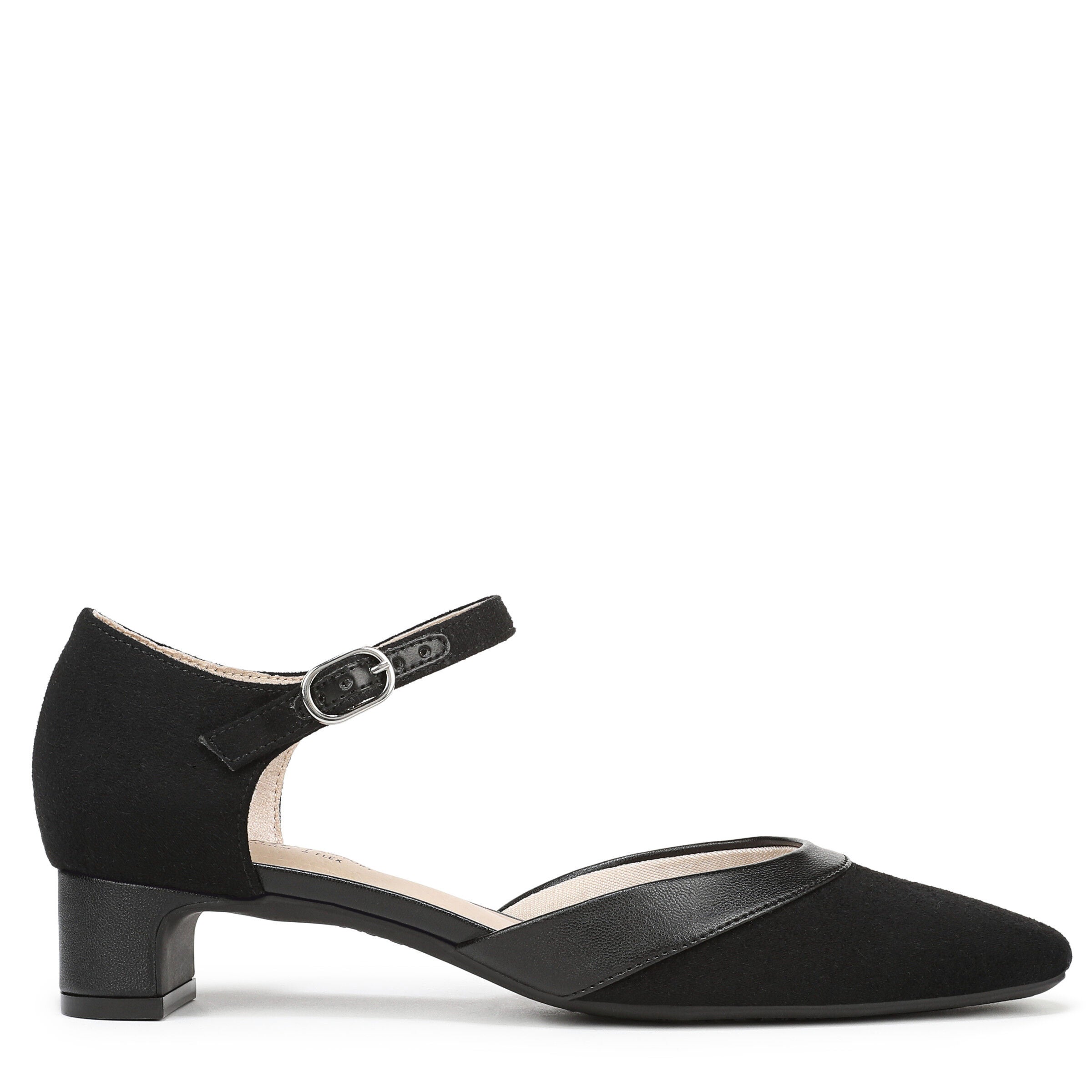 Leighton Pump, BLACK SUEDE, alternate image number 3