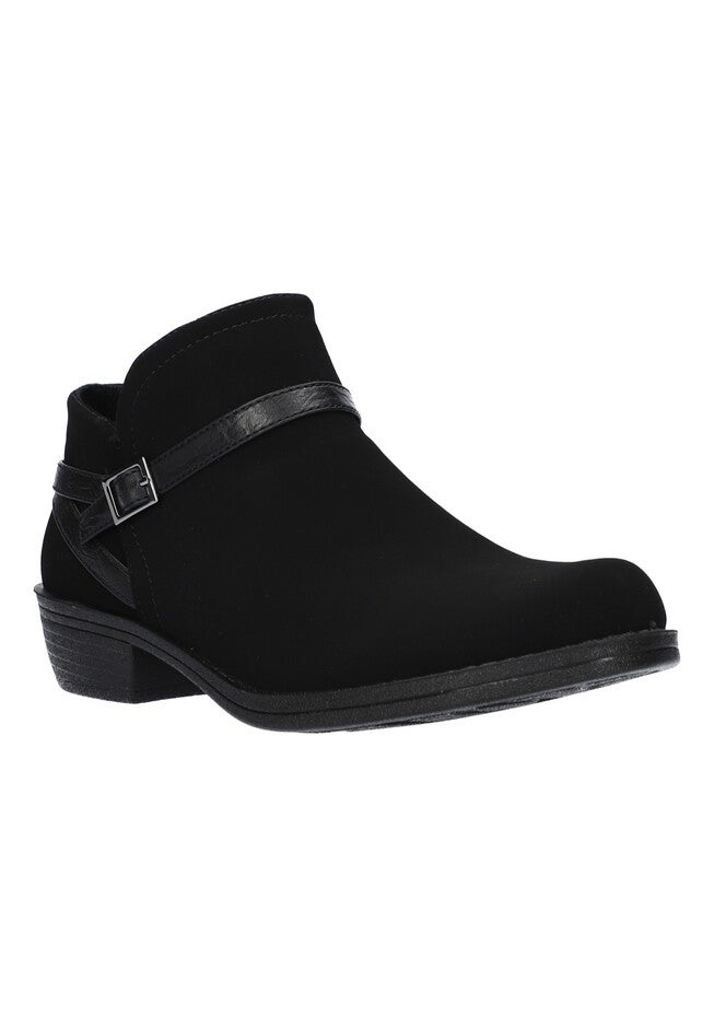 Peony Booties , BLACK SUEDE, hi-res image number null