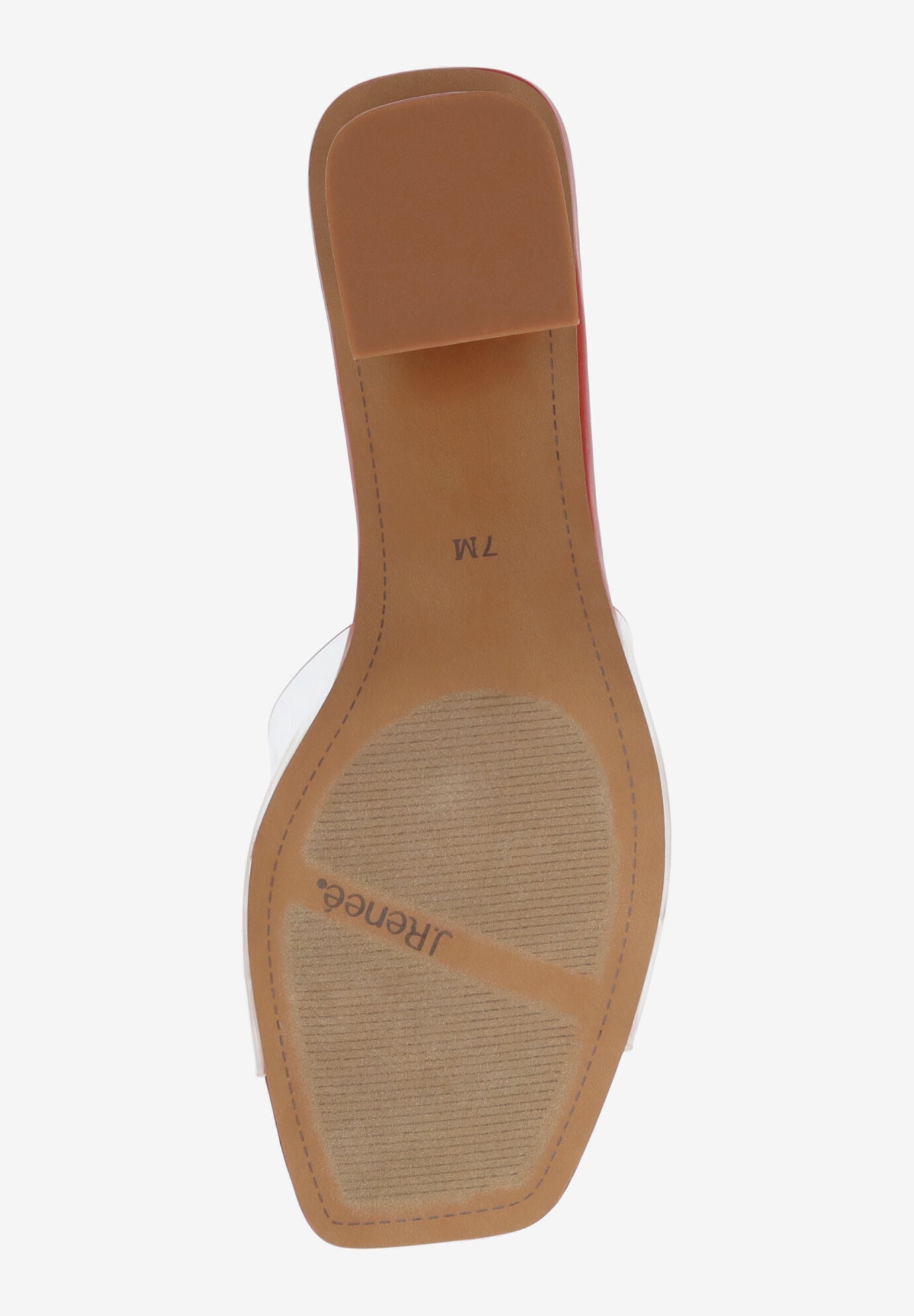 Ozara Slip-On Sandal, CLEAR RED, alternate image number 6