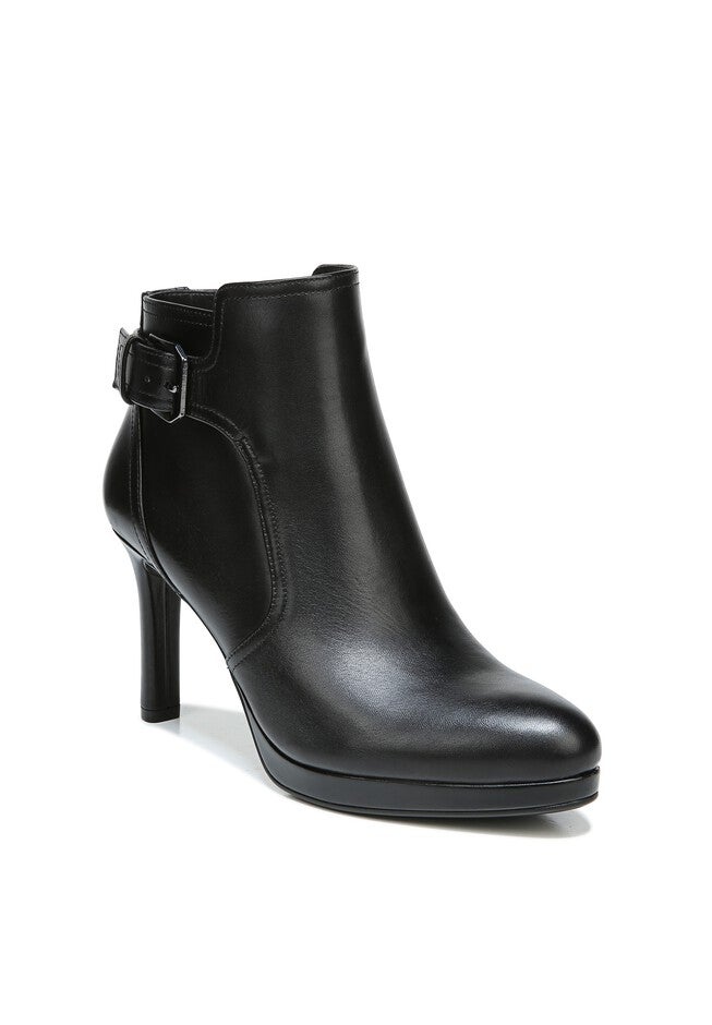 Tatum Bootie , BLACK LEATHER, hi-res image number null