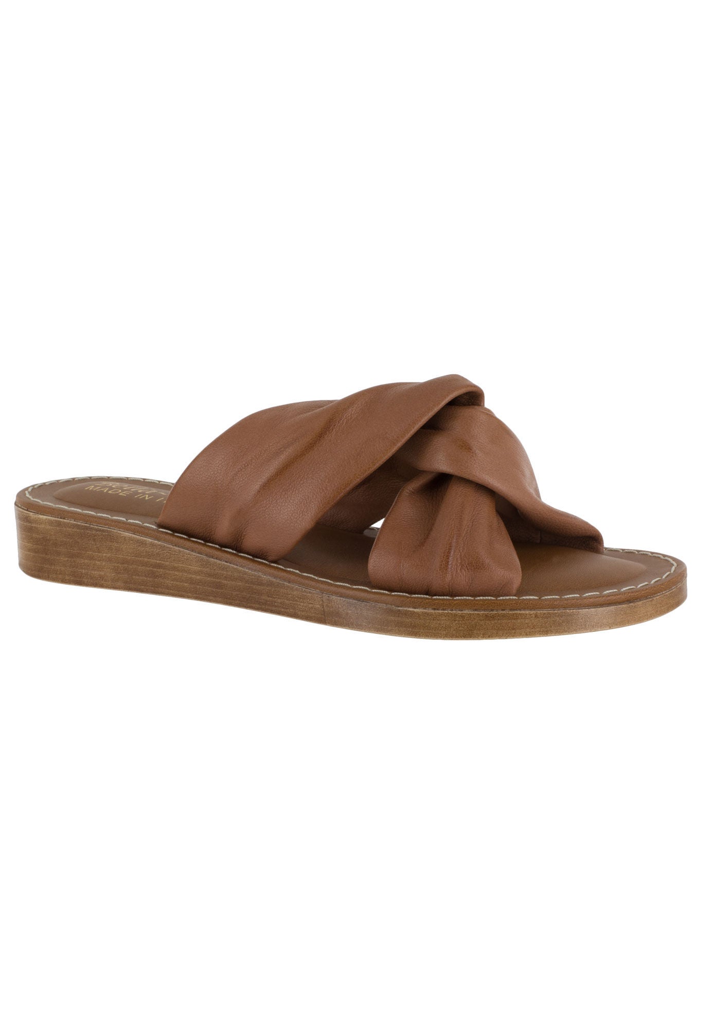 Noa-Italy Sandals by Bella Vita®, WHISKEY LEATHER, hi-res image number 0