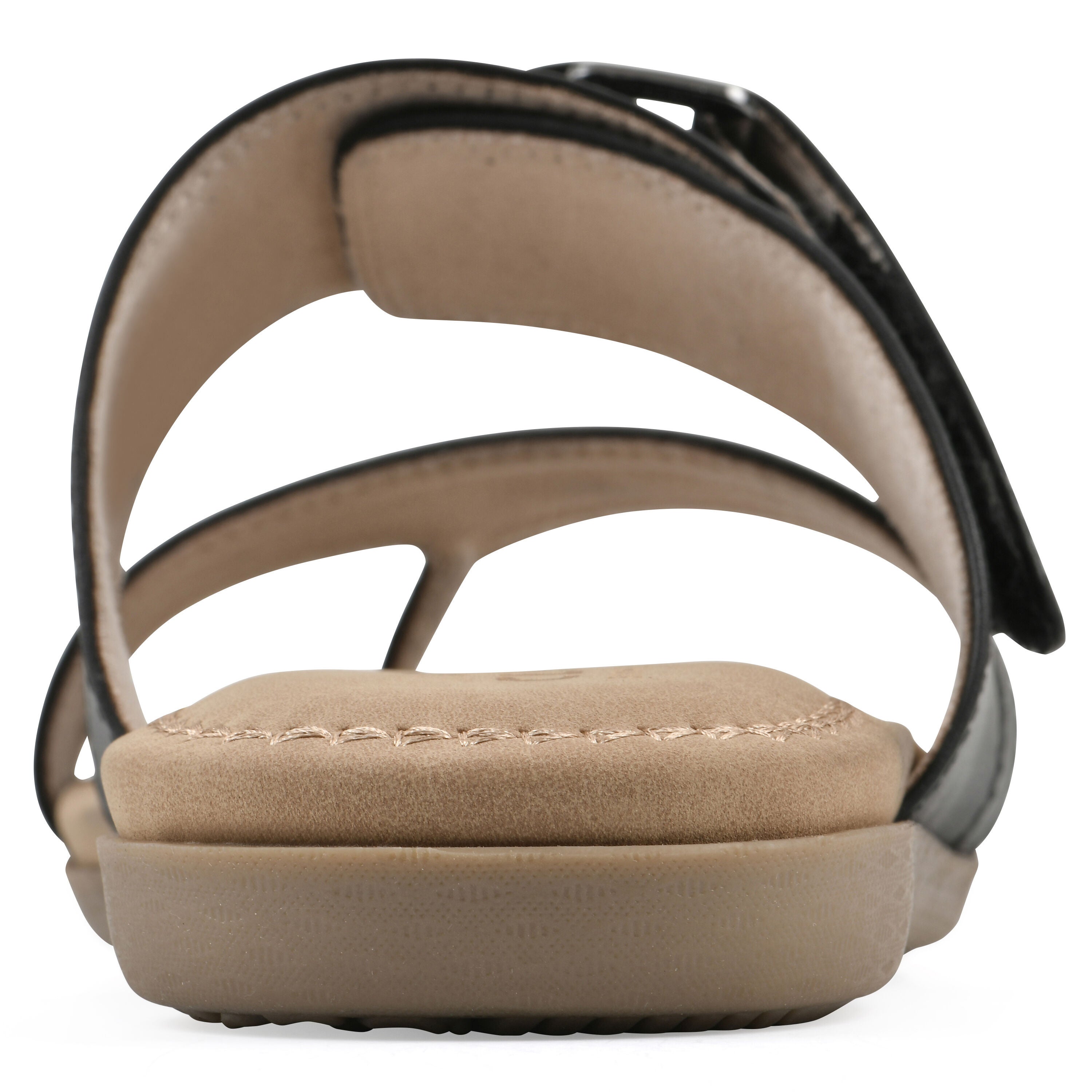 Fancify Slide Sandal, BLACK SMOOTH, on-hover image number 1