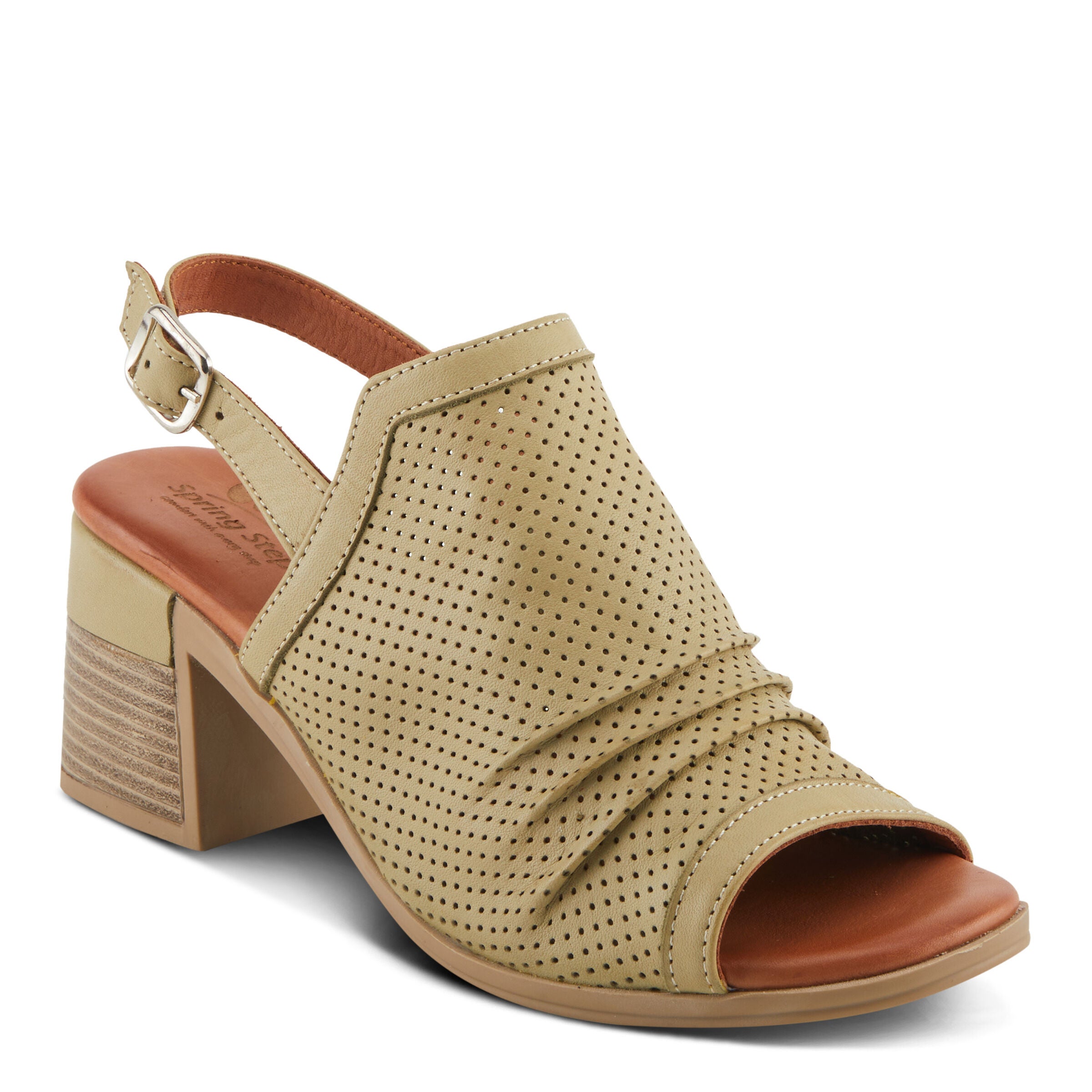 Noctium Sandal, OLIVE GREEN, alternate image number 7