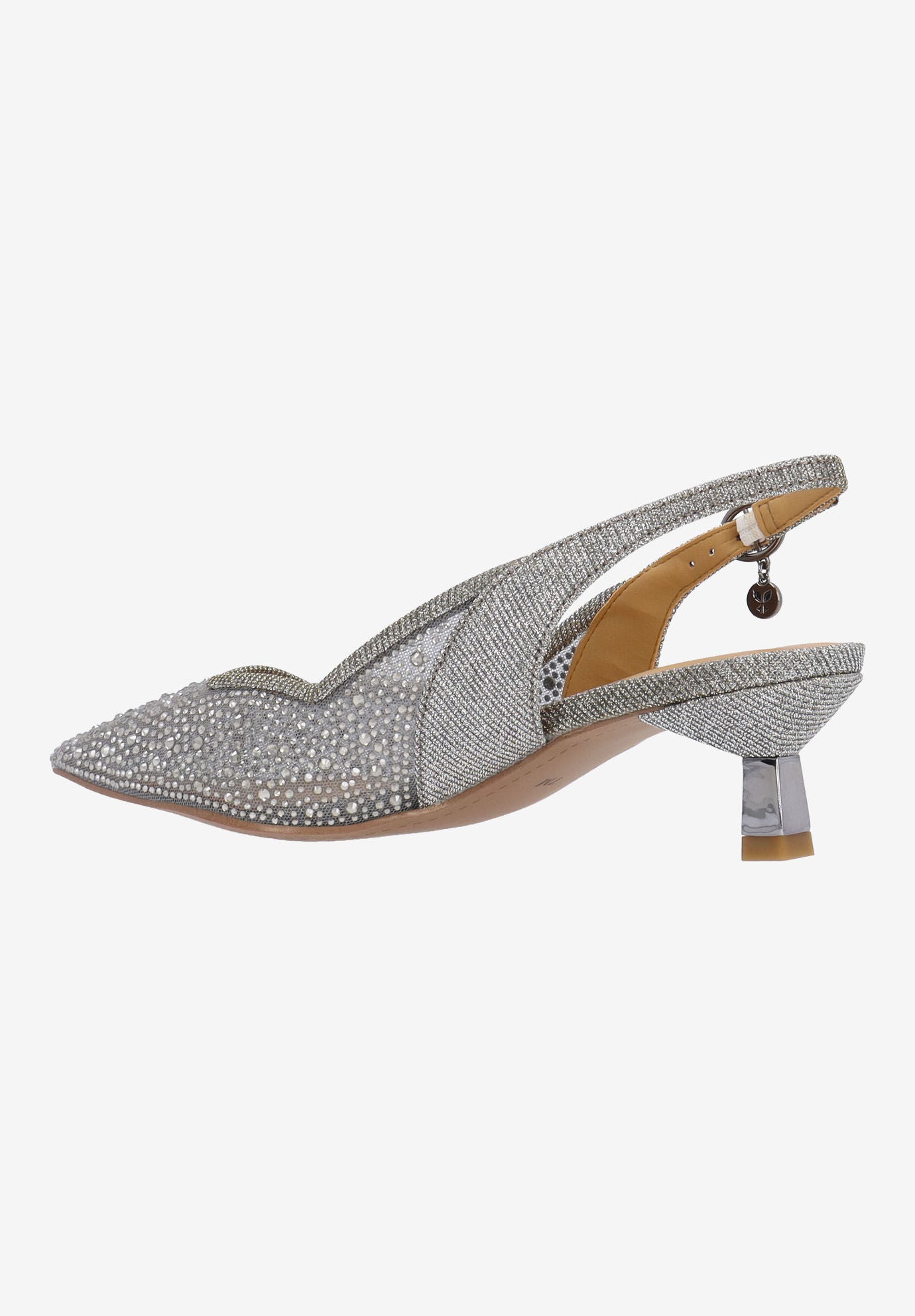 Aleksa Slingback Pump, PEWTER, alternate image number 5