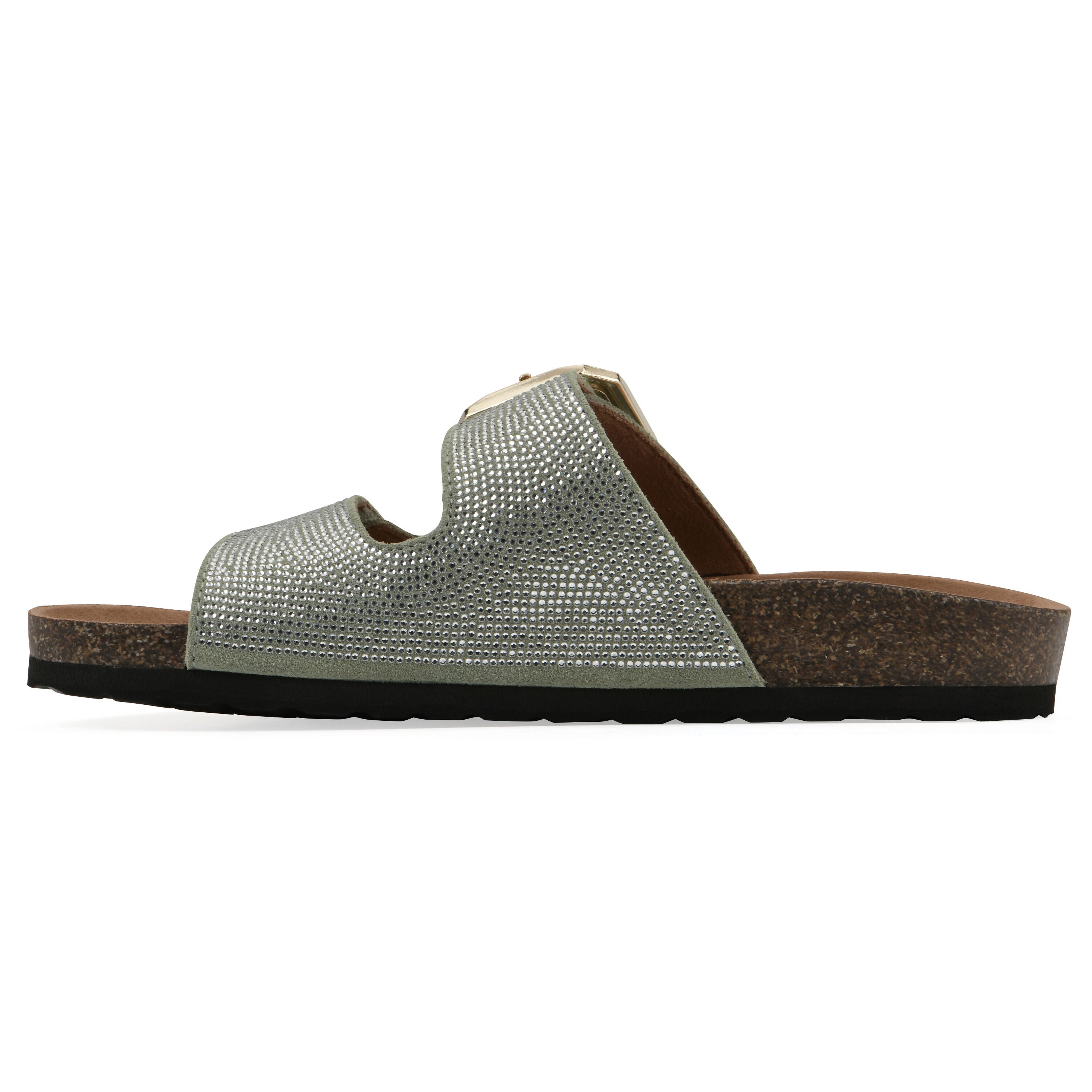 Granitas Footbeds Sandal, SAGE GREEN SUEDE, alternate image number 3