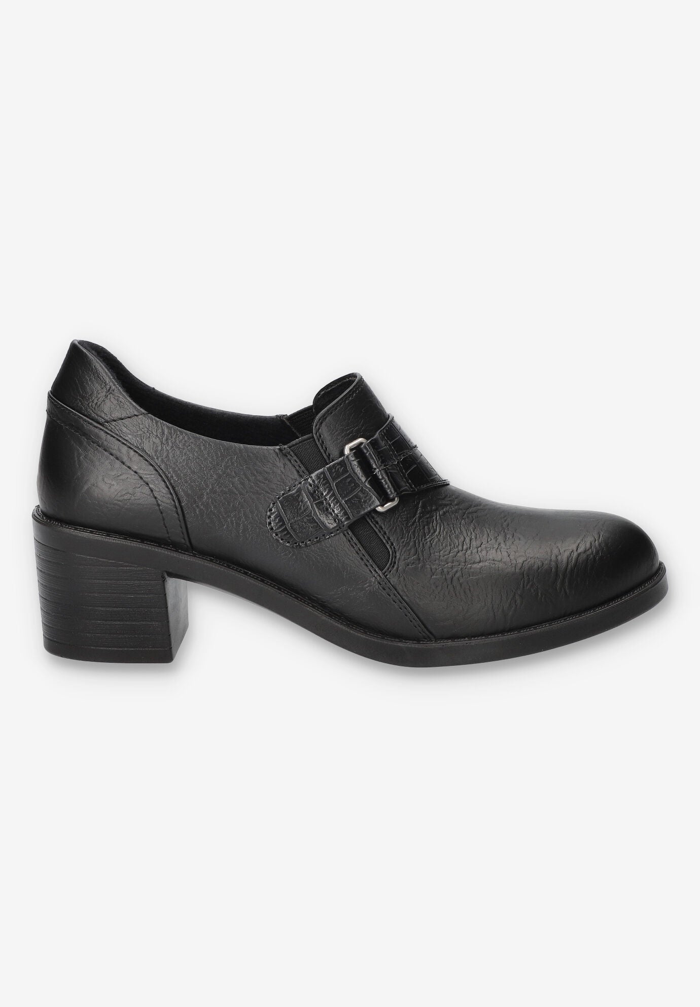 Lavelle Comfort Shootie, BLACK CROCO, alternate image number 2