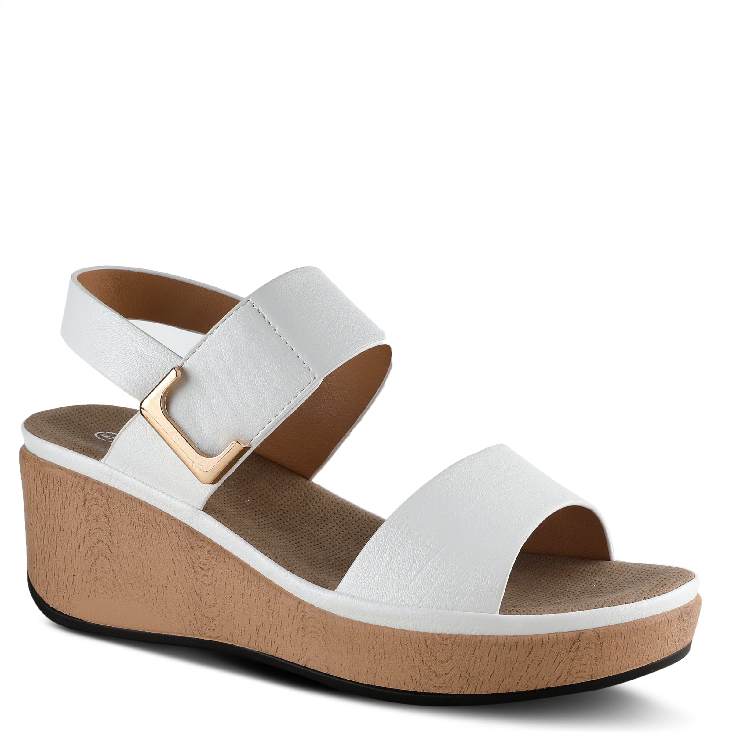 Spelta Platform Sandal, WHITE, hi-res image number 0