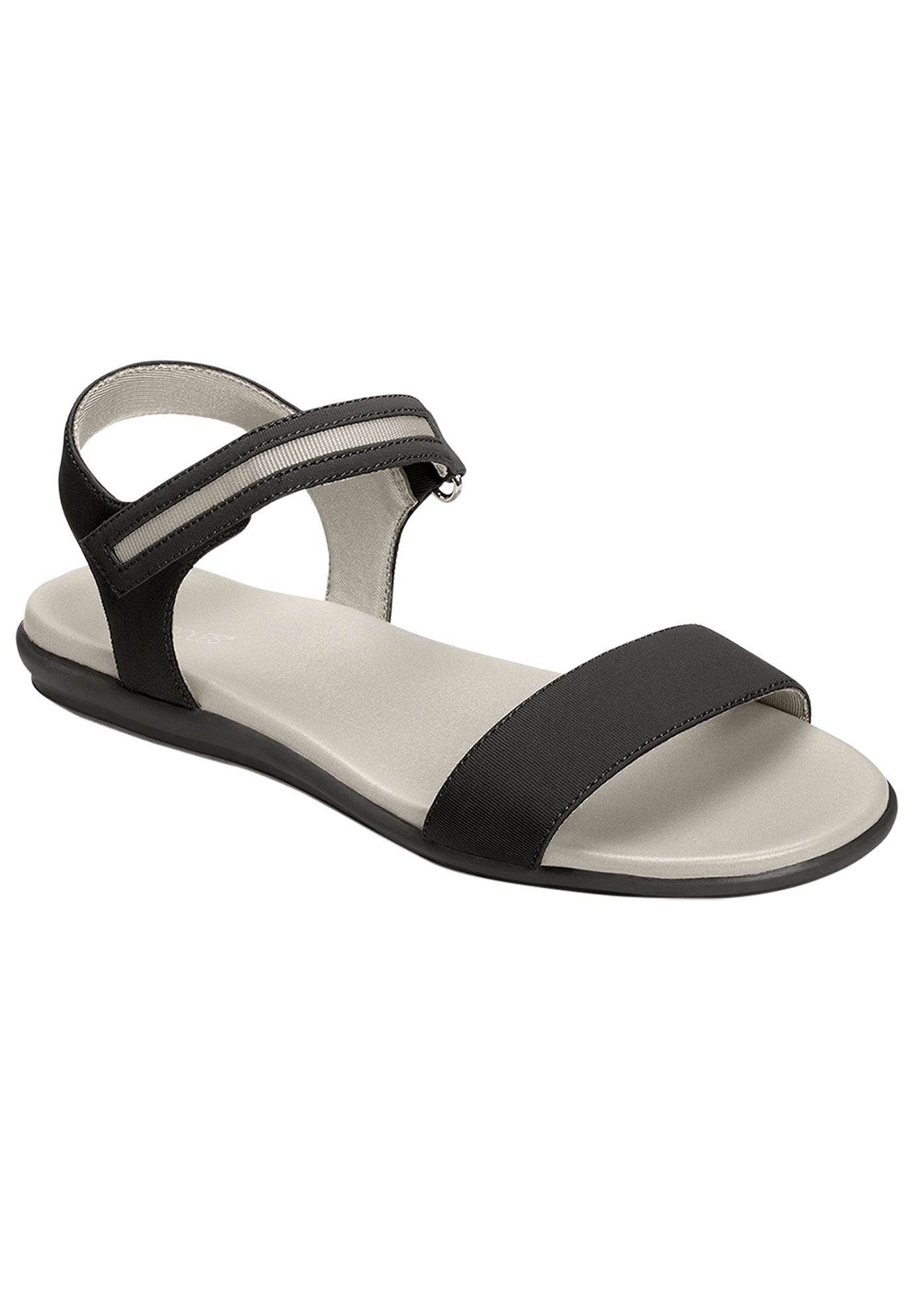 Night Watch Sandal by Aerosoles&reg;, BLACK COMBO, hi-res image number 0